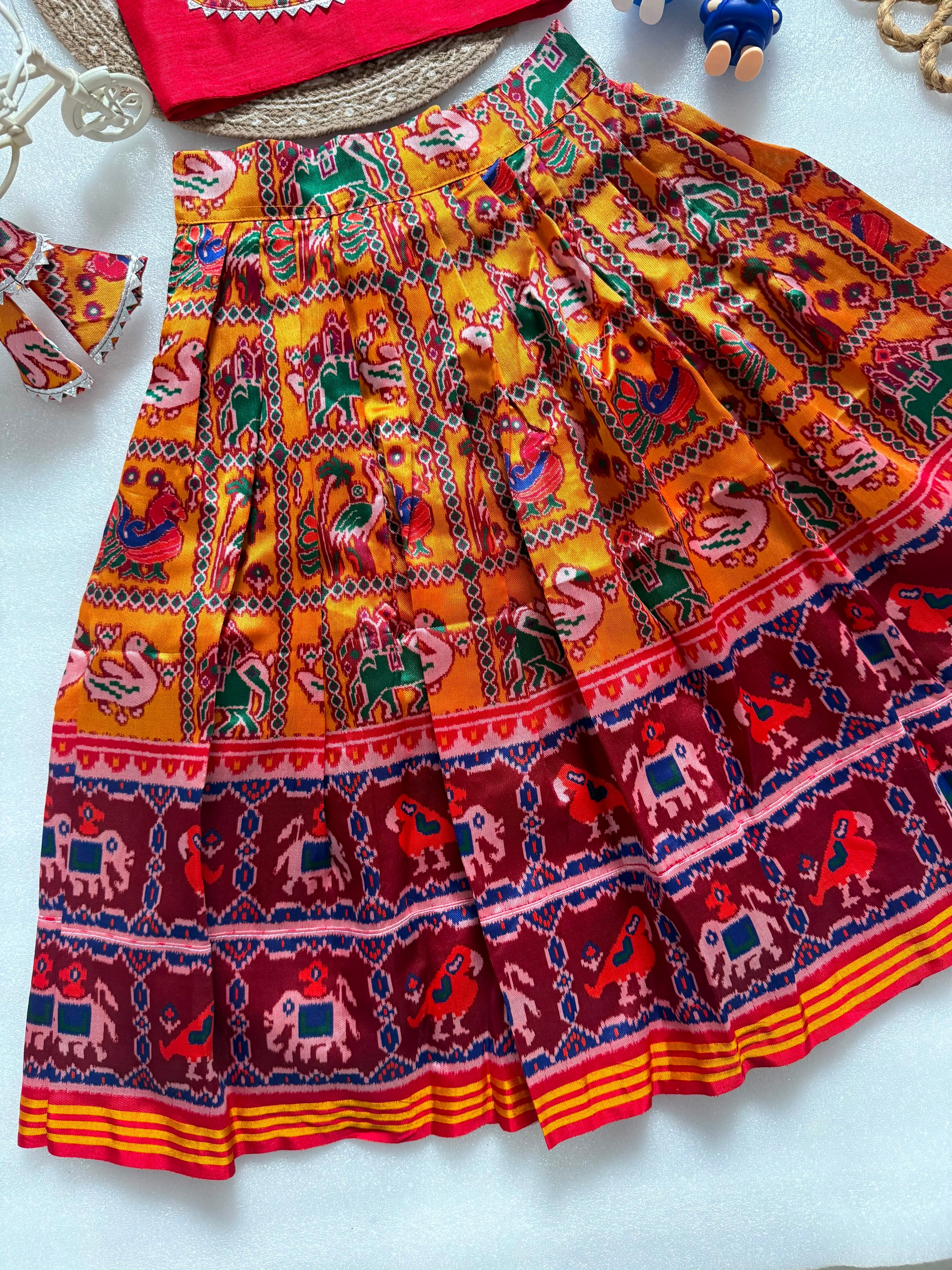 Swara : Patola kids lehengas