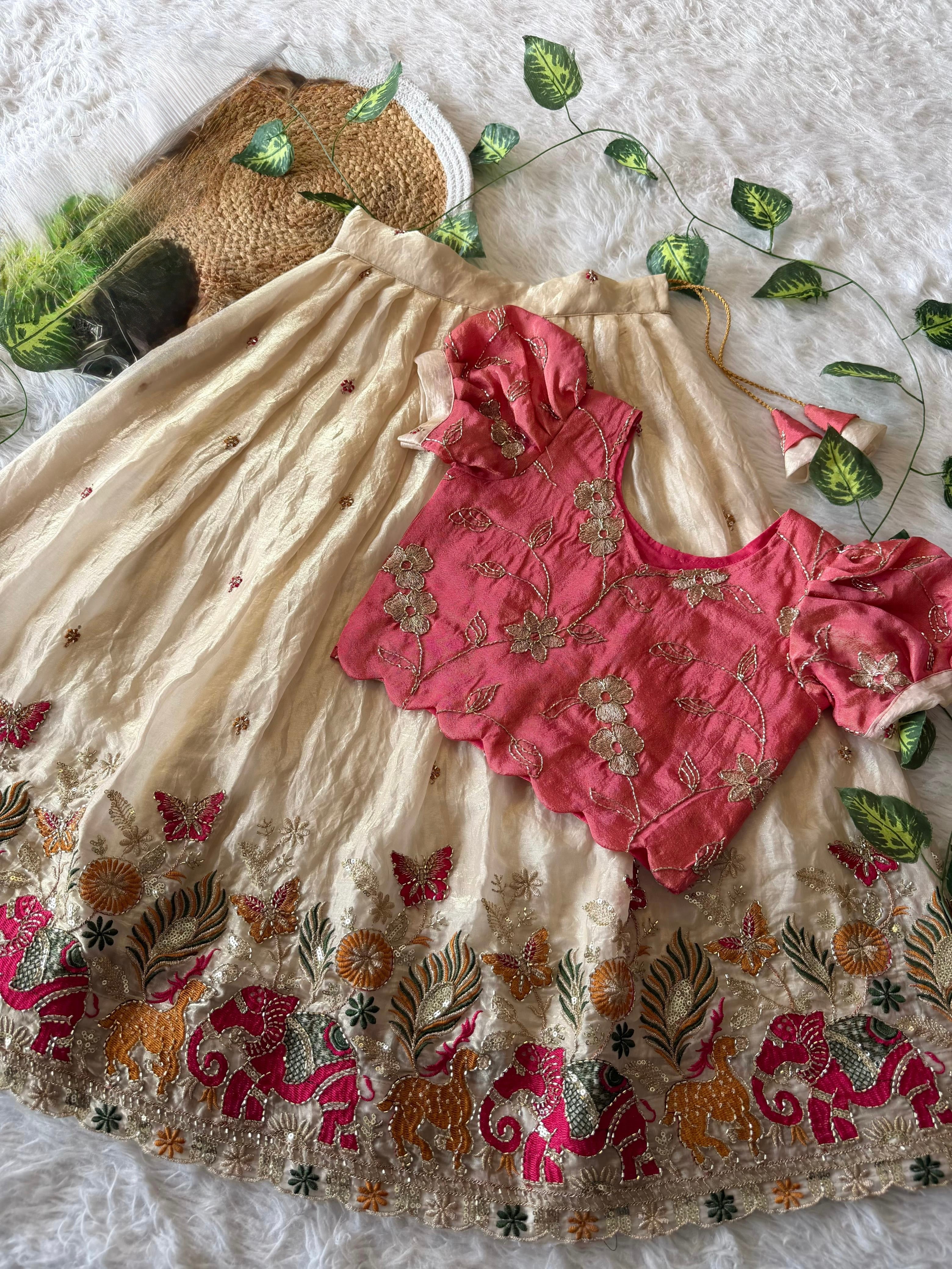 Adira : kids designer Lehenga