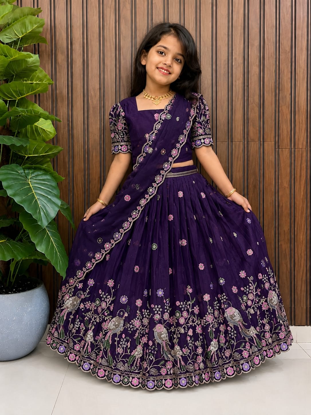 Sahara kids designer Lehengas