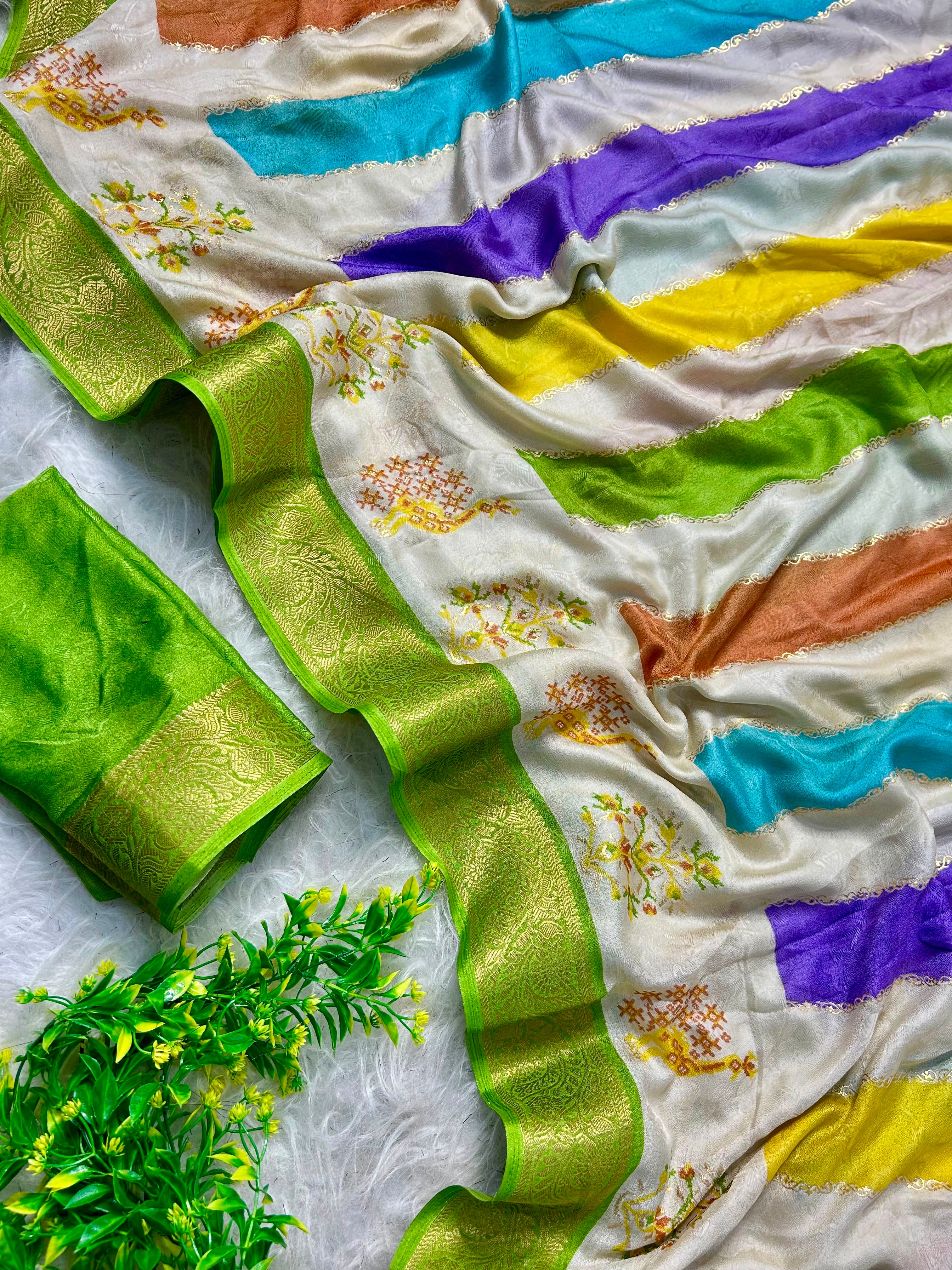 Budget Sarees in Marsh mallow