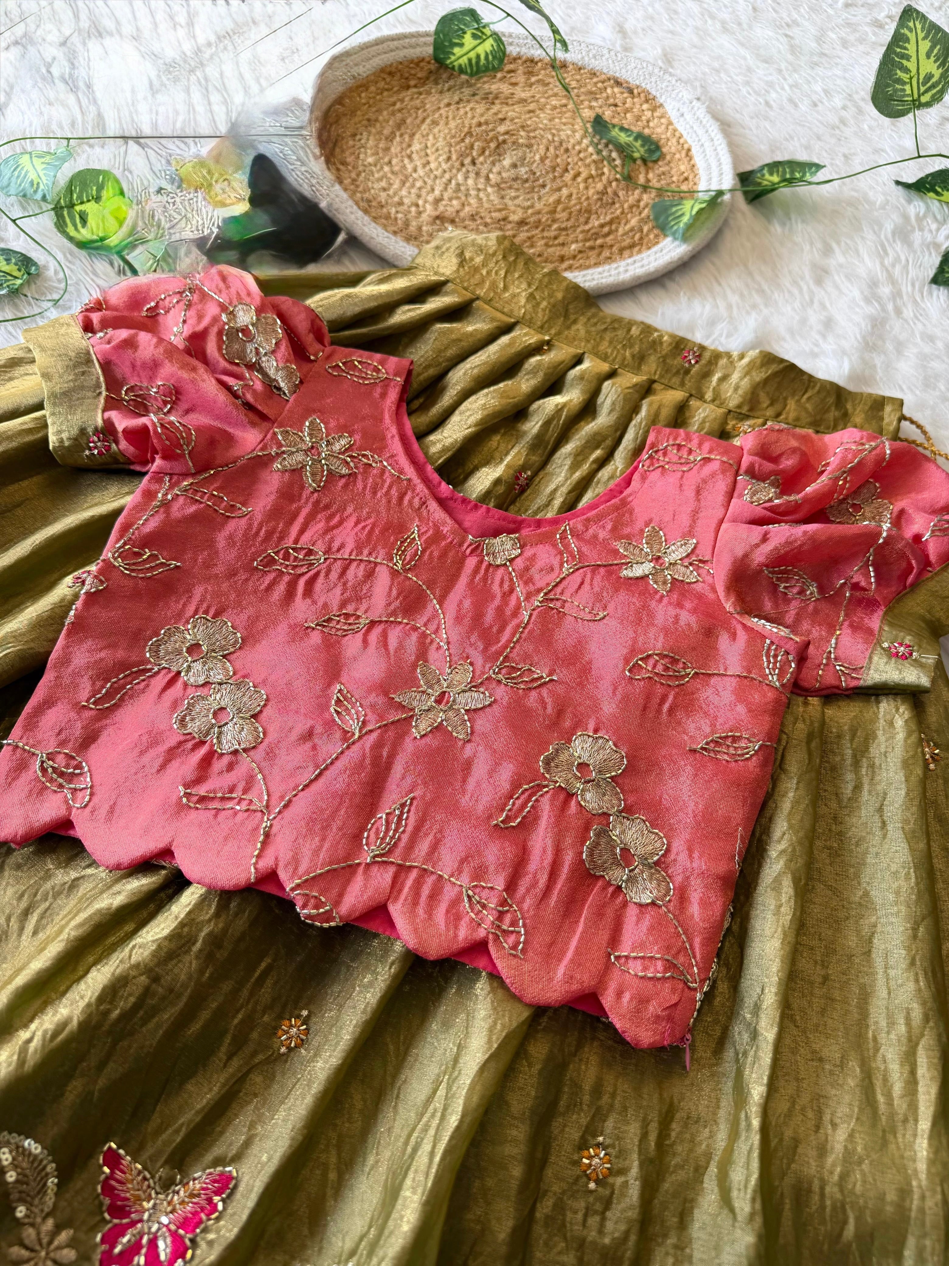 Adira : kids designer Lehenga