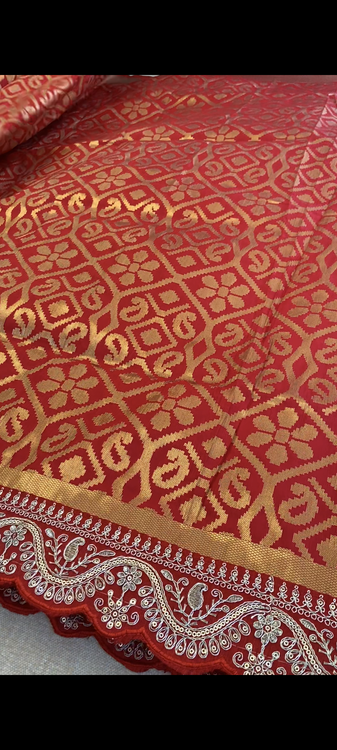 Pure Banarasi Lichi Silk
