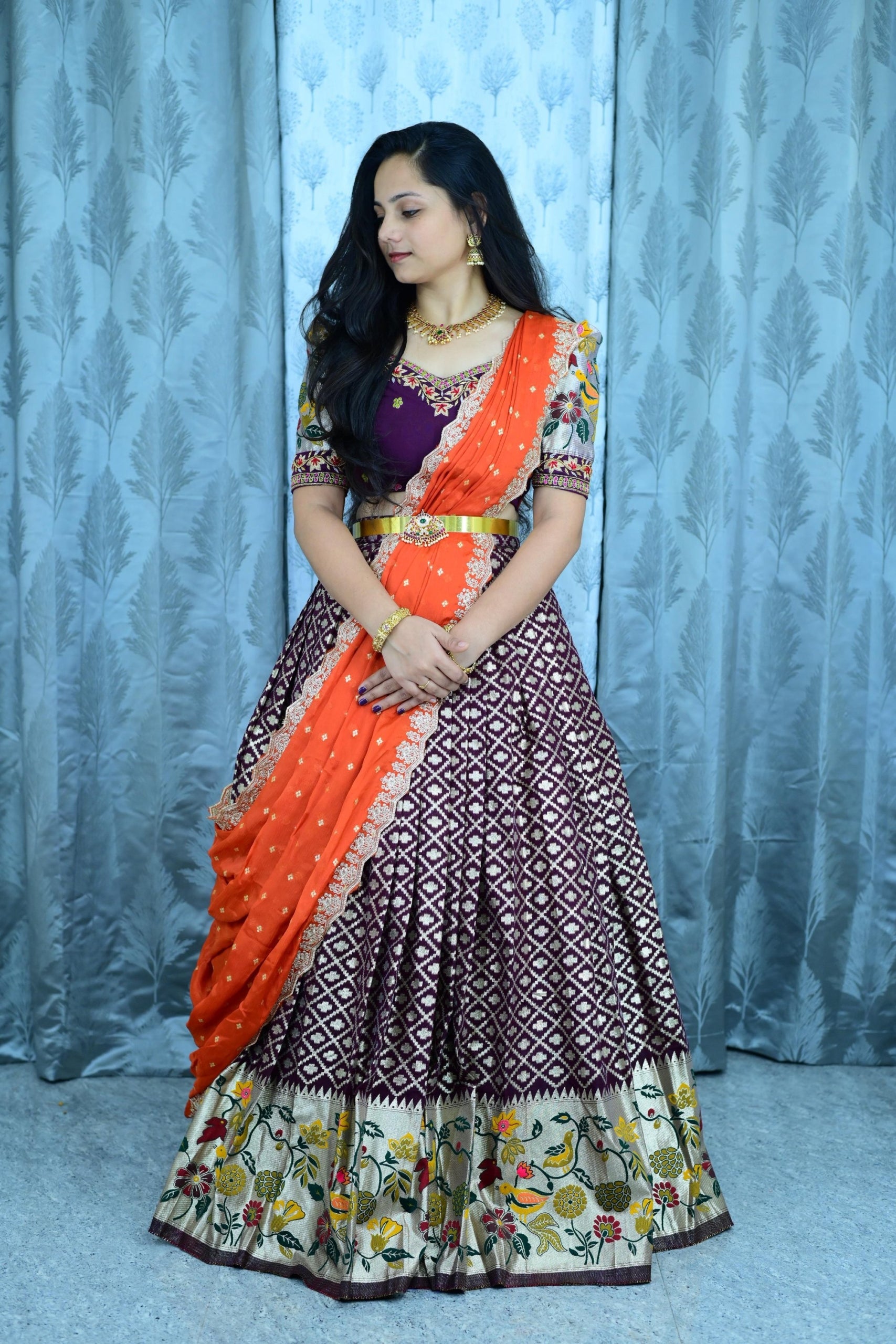 Traditional Half Sarees 💕