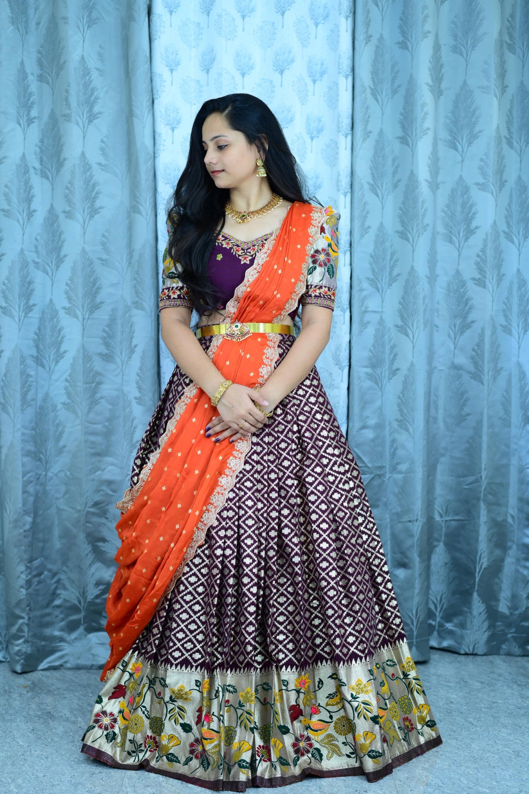 Traditional Half Sarees 💕