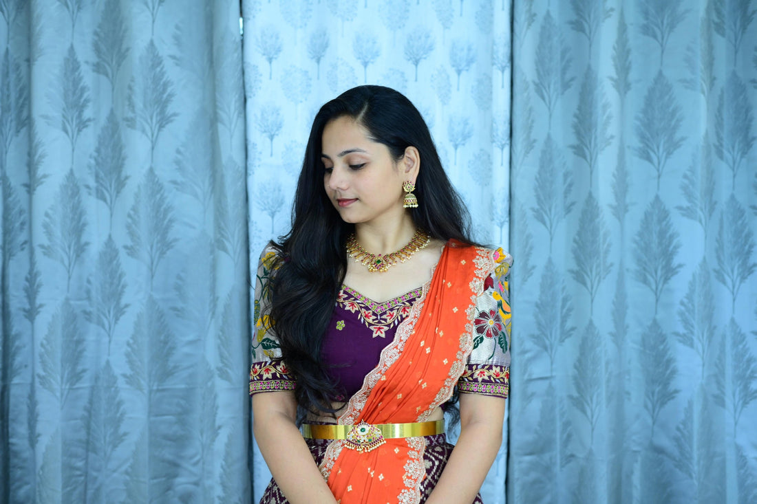 Traditional Half Sarees 💕