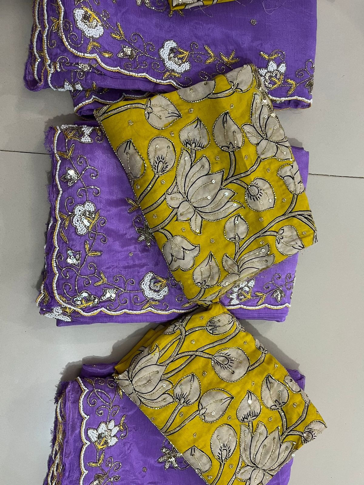 Pure Kalamkari + Chinnon