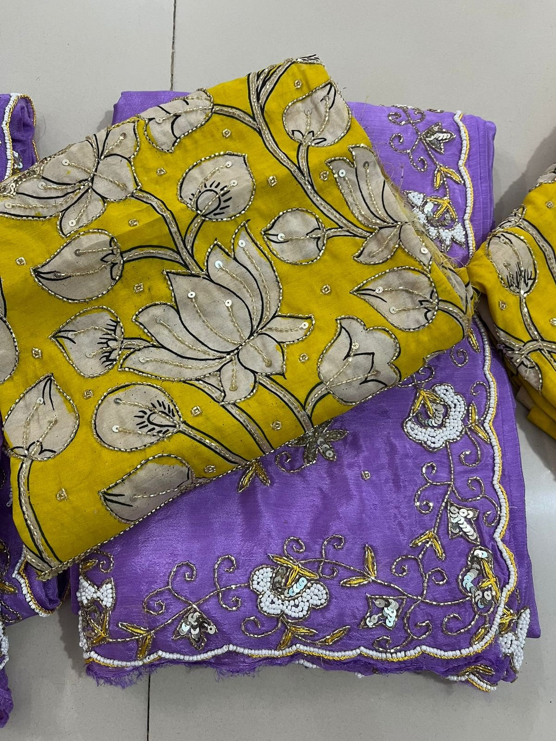 Pure Kalamkari + Chinnon