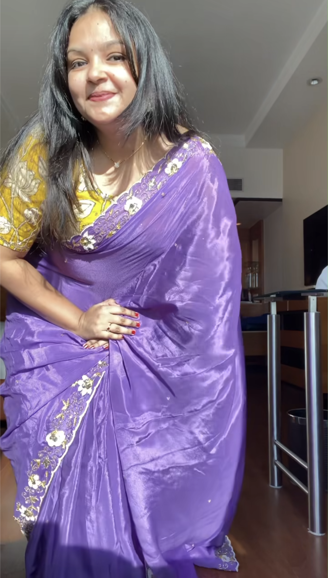 Pure Kalamkari + Chinnon