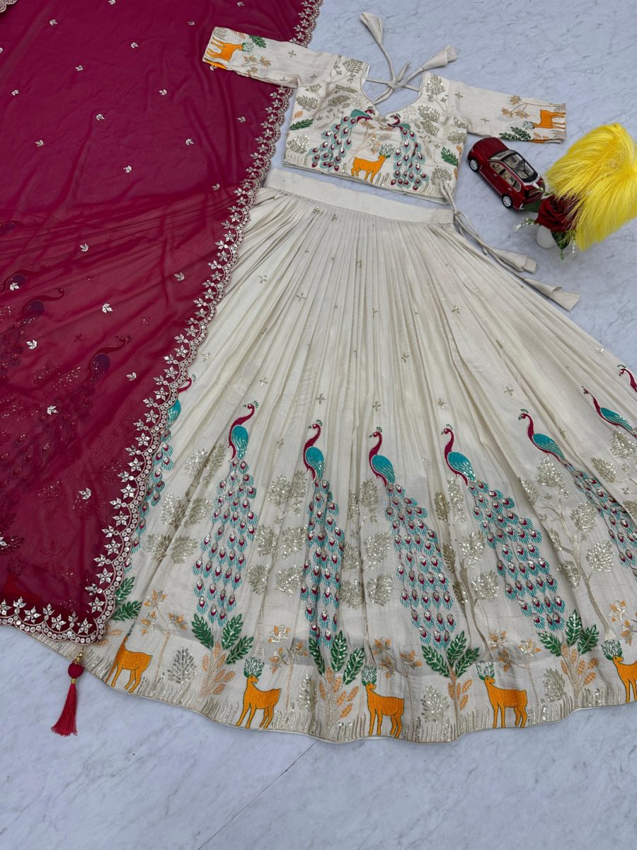 Ready To Go Tissue Silk Lehenga 💕