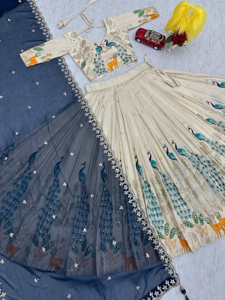 Ready To Go Tissue Silk Lehenga 💕