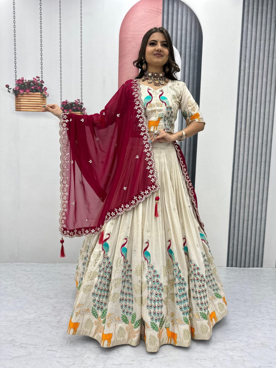 Ready To Go Tissue Silk Lehenga 💕
