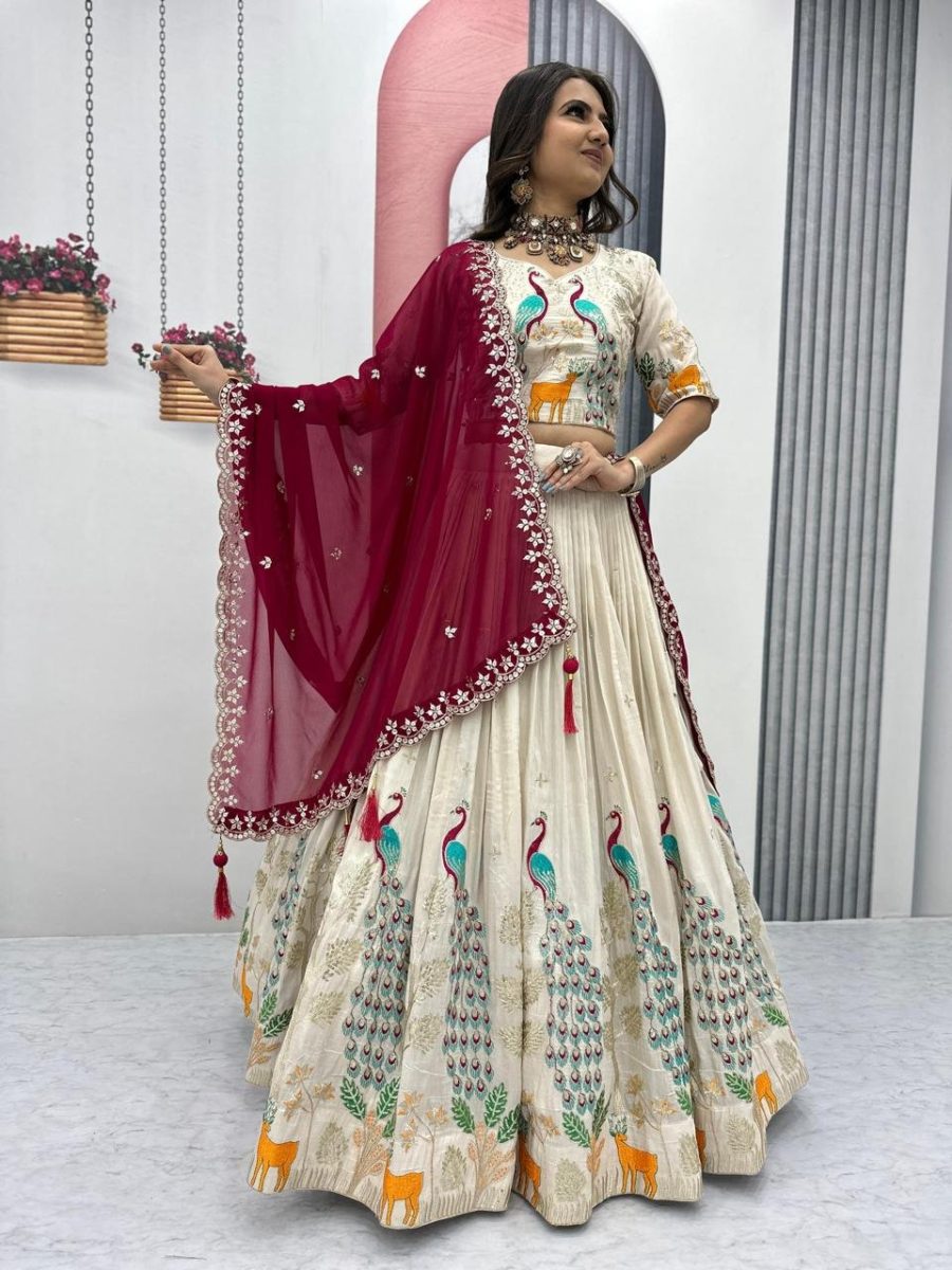 Ready To Go Tissue Silk Lehenga 💕