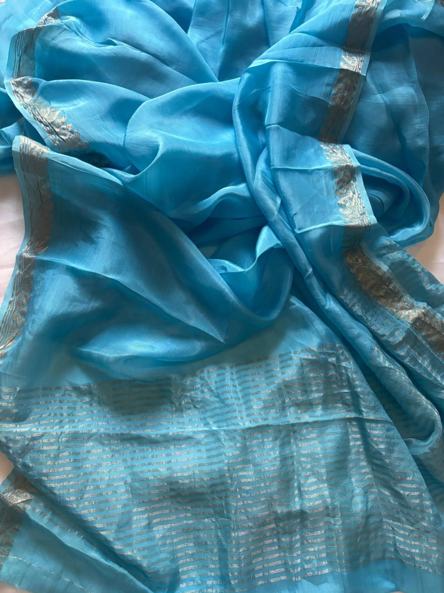 Chinnon Crepe Silk saree