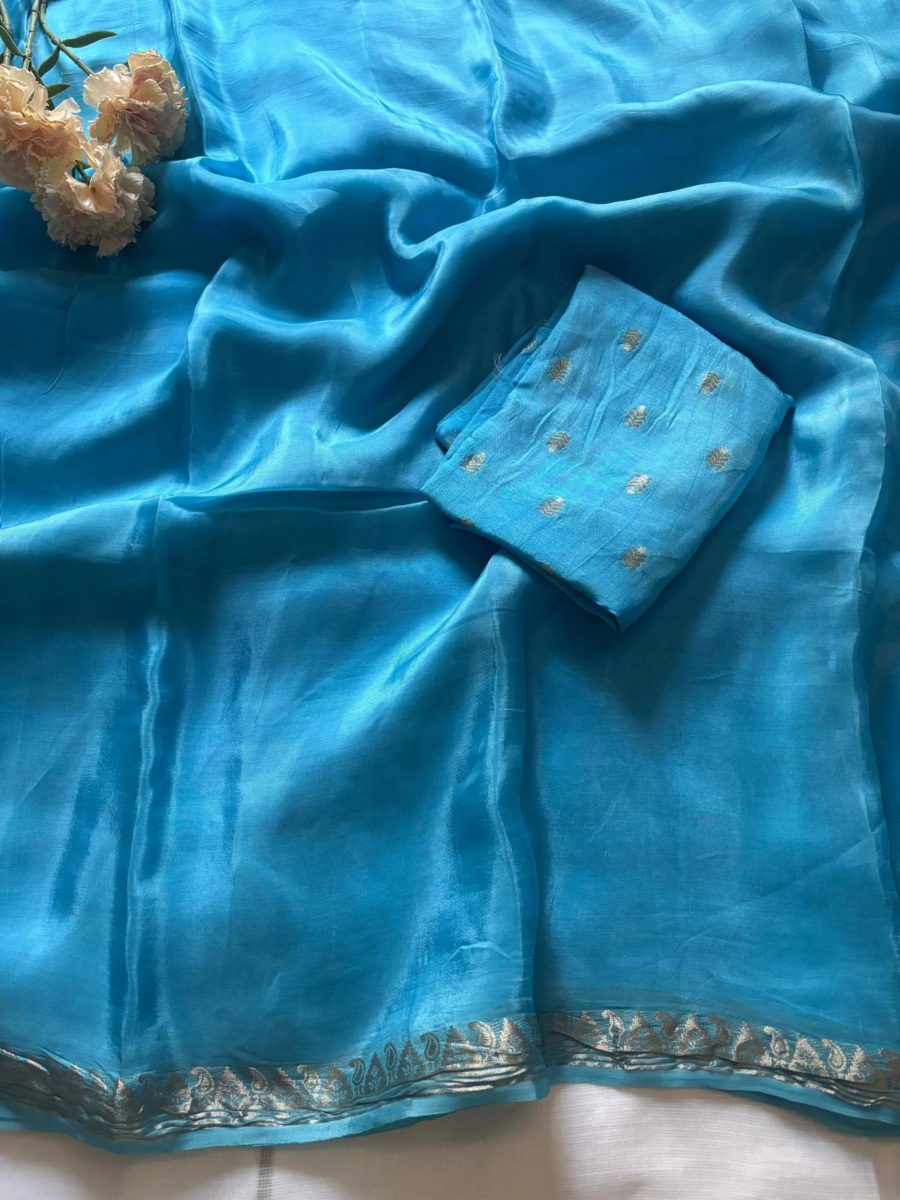 Chinnon Crepe Silk saree