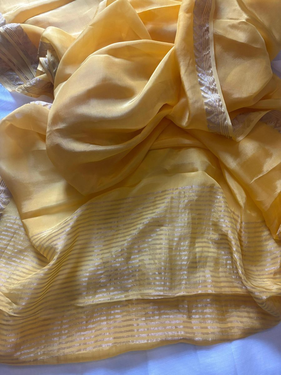 Chinnon Crepe Silk saree