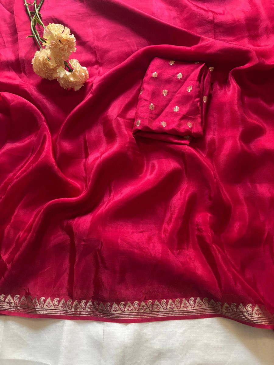 Chinnon Crepe Silk saree