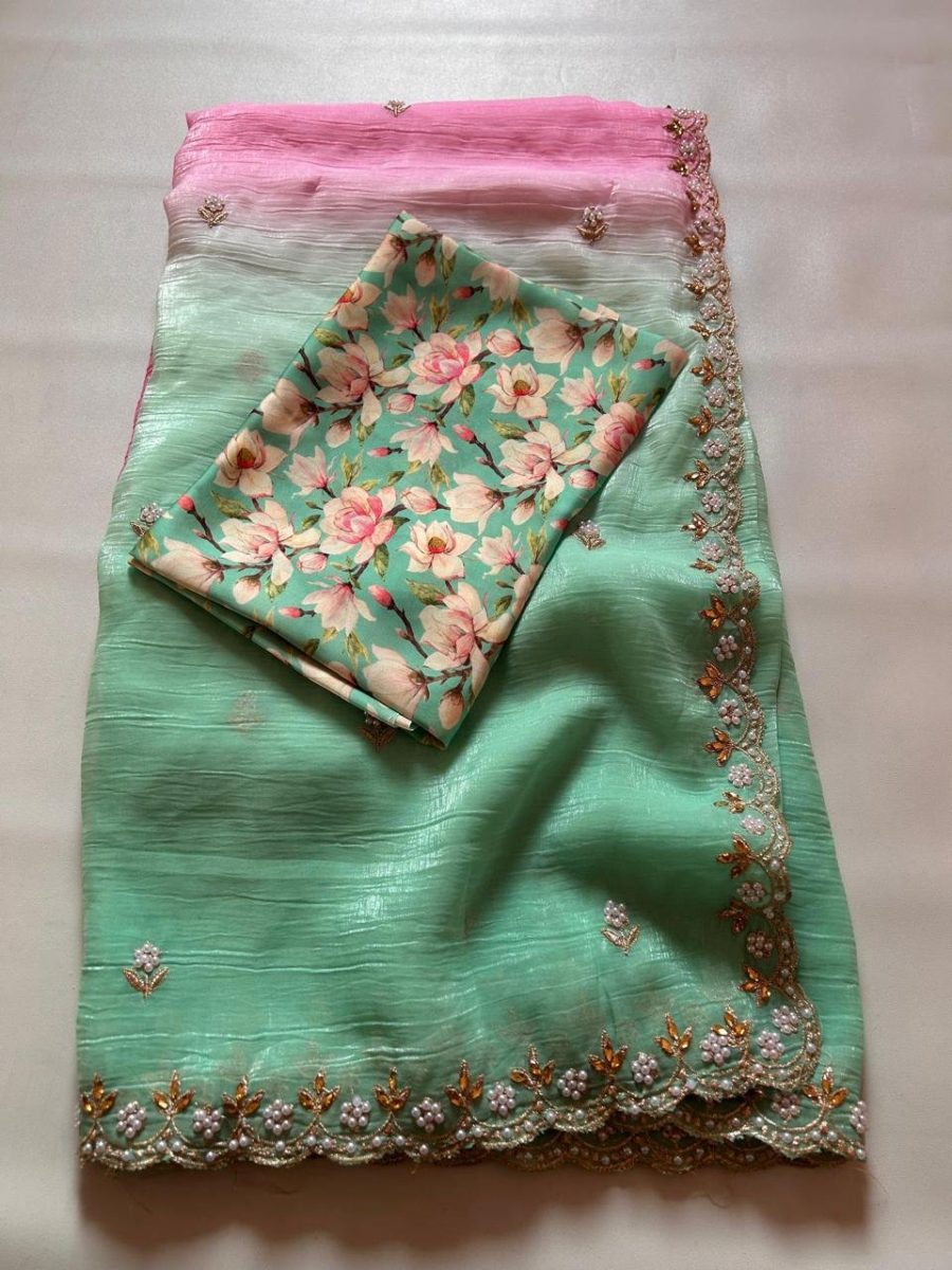 Chiffon Crush Sarees