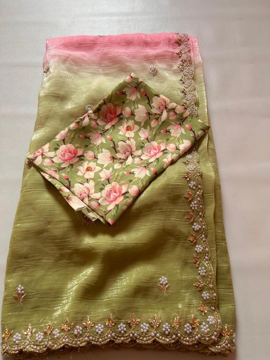Chiffon Crush Sarees