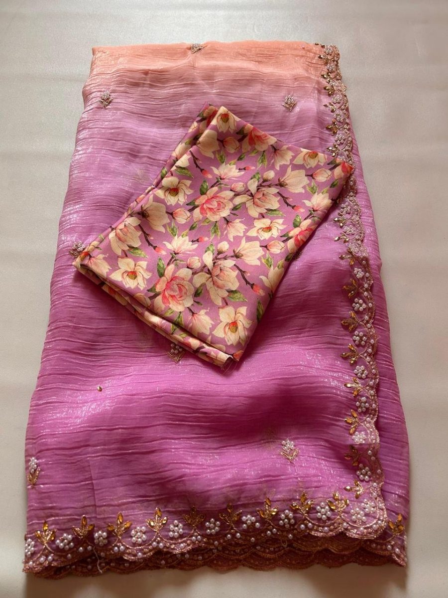 Chiffon Crush Sarees