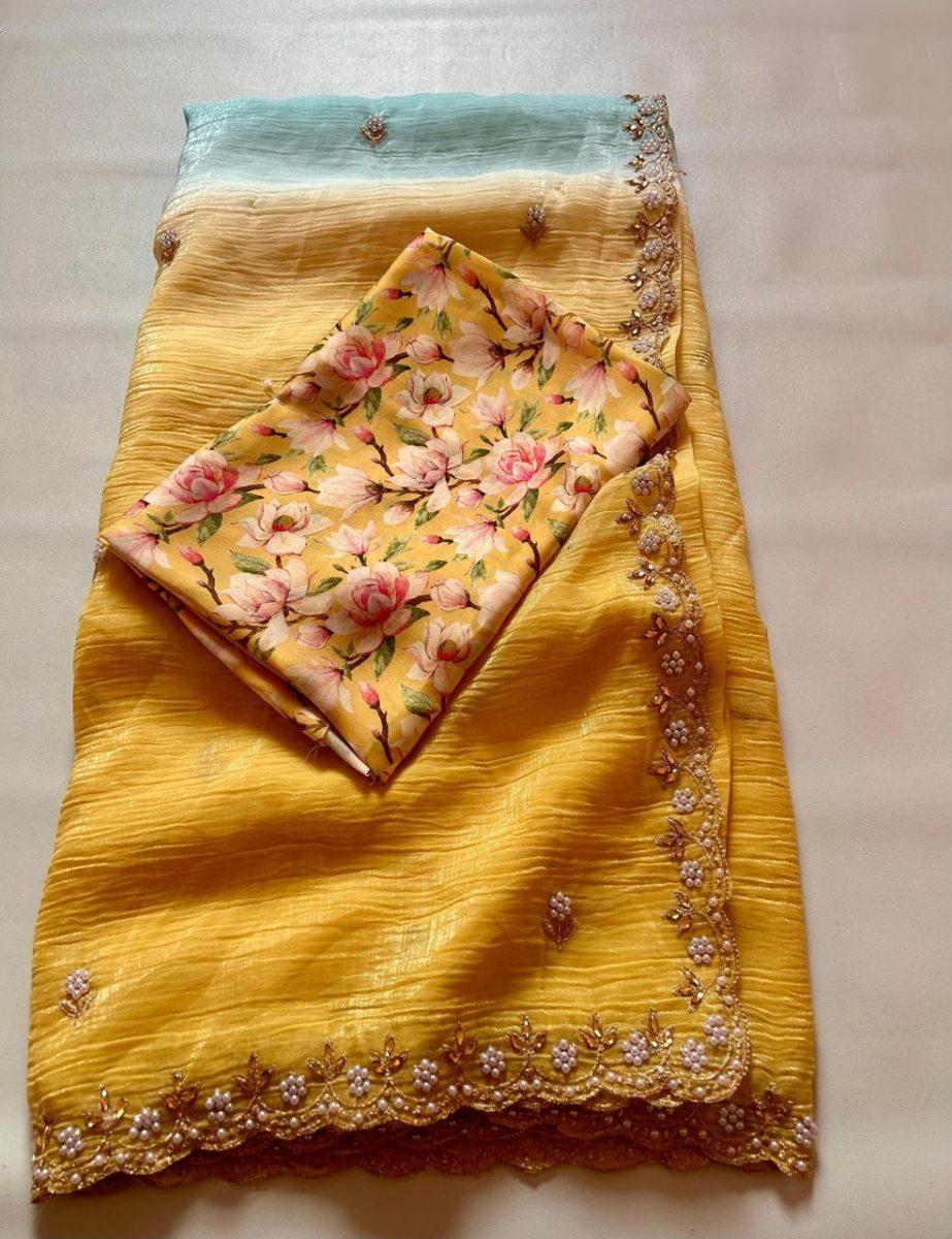 Chiffon Crush Sarees