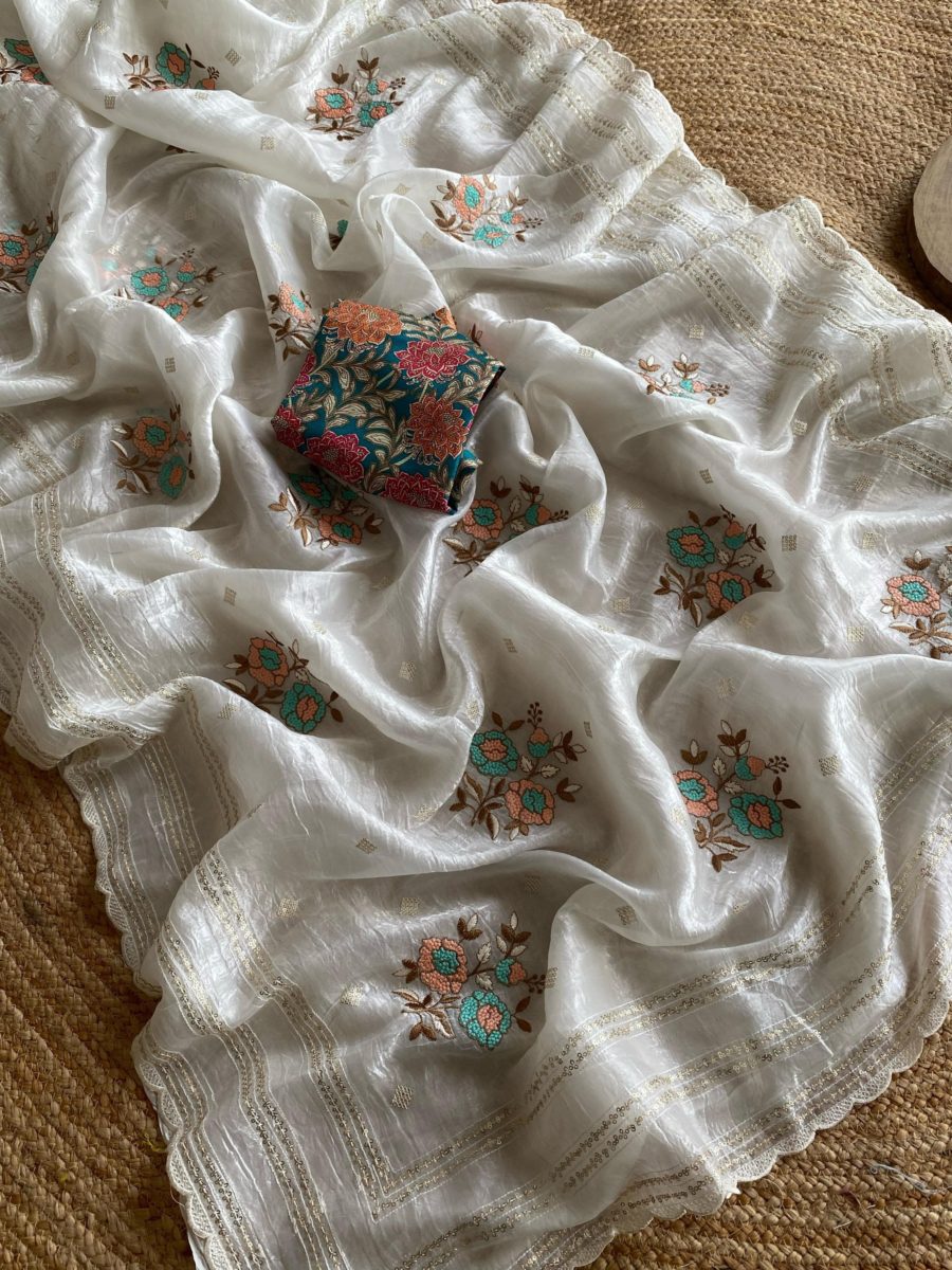 Classy Soft Crush Organza