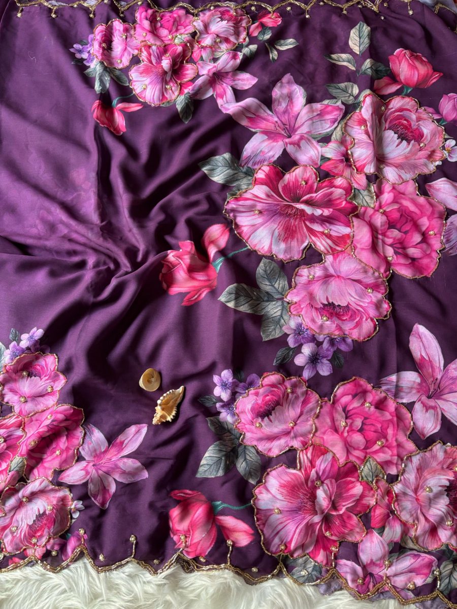 Floral Georgette Sarees 💕❤️