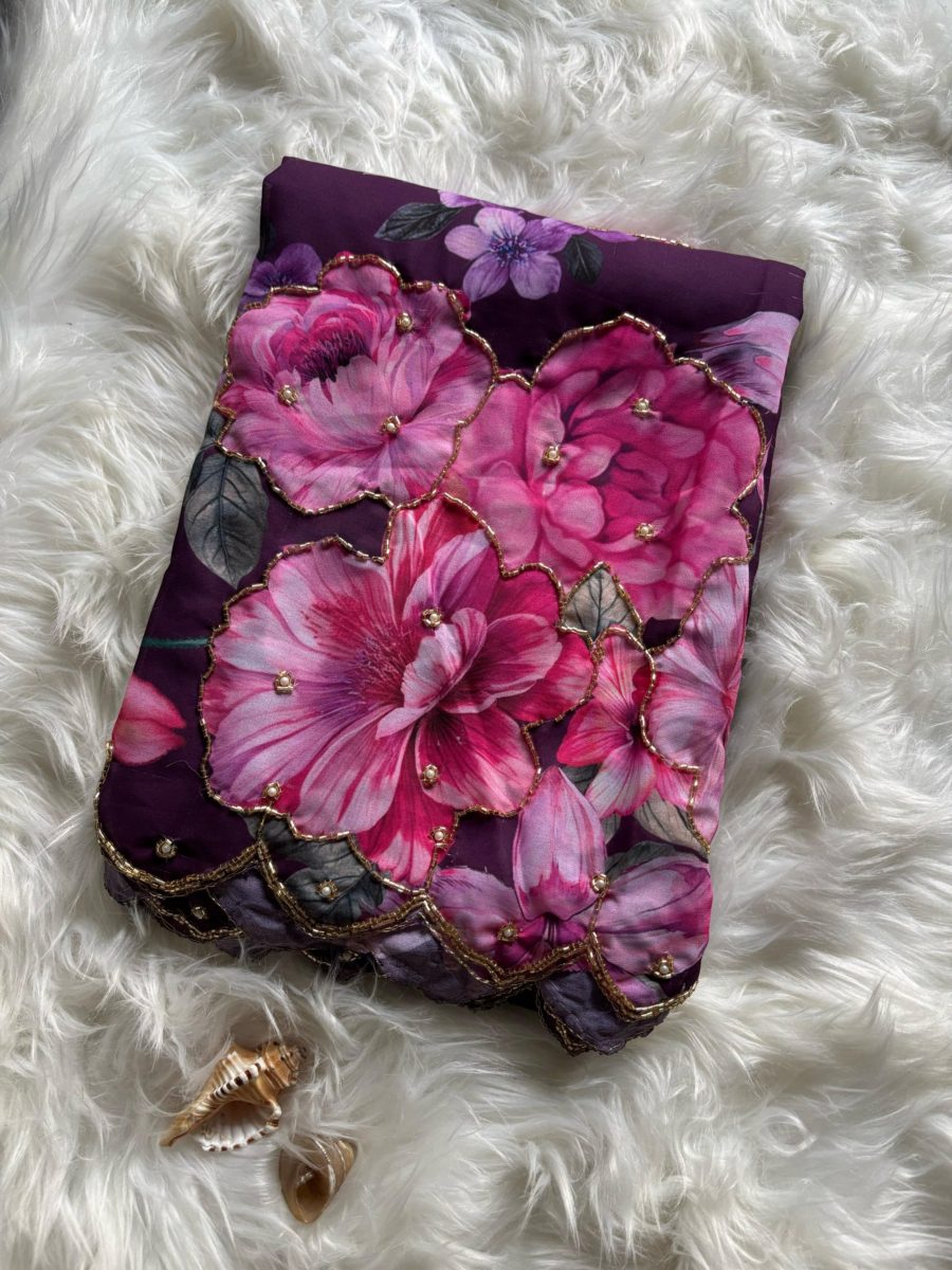Floral Georgette Sarees 💕❤️