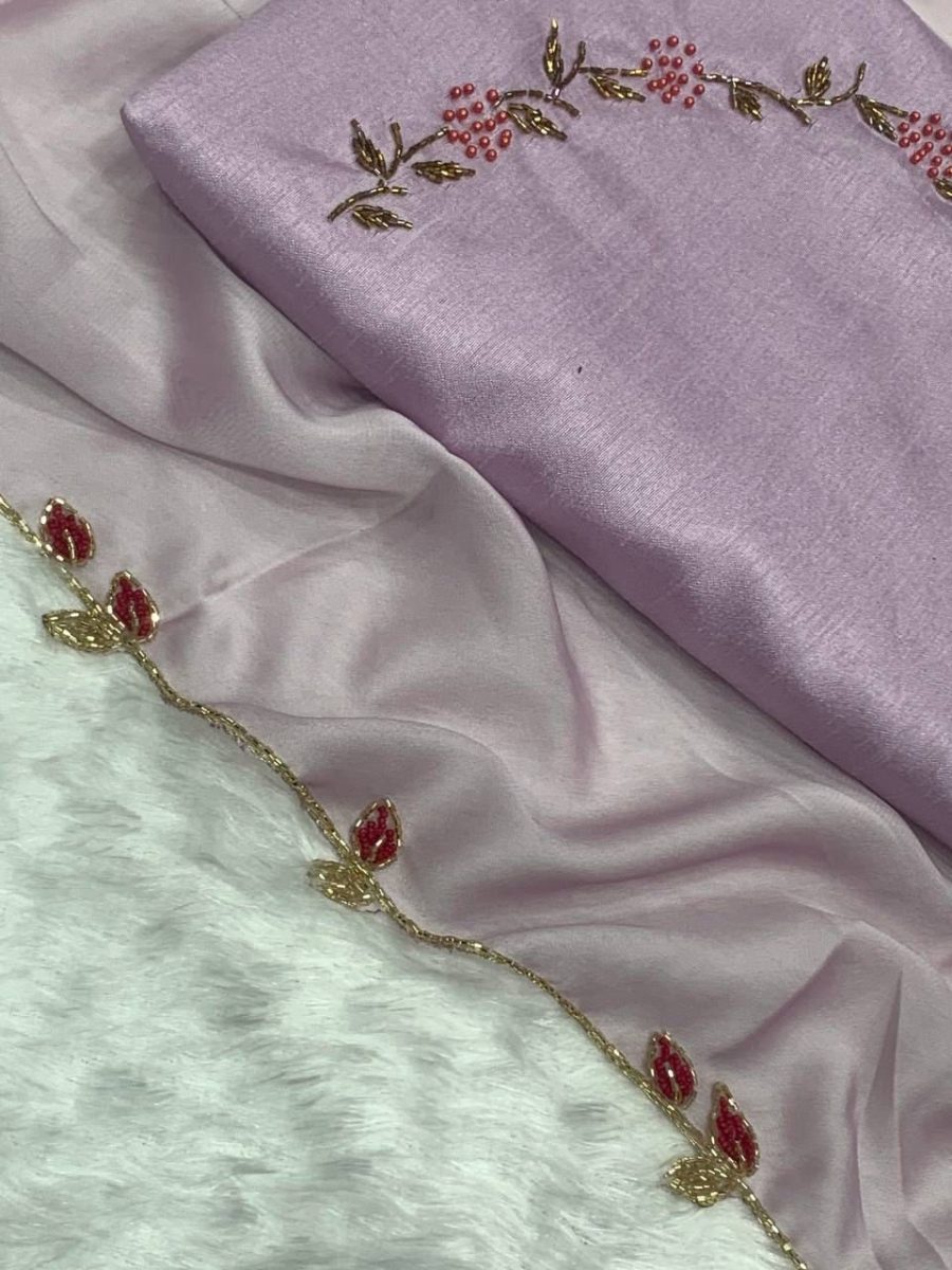 NiLA - Simple Handwork Saree 💕
