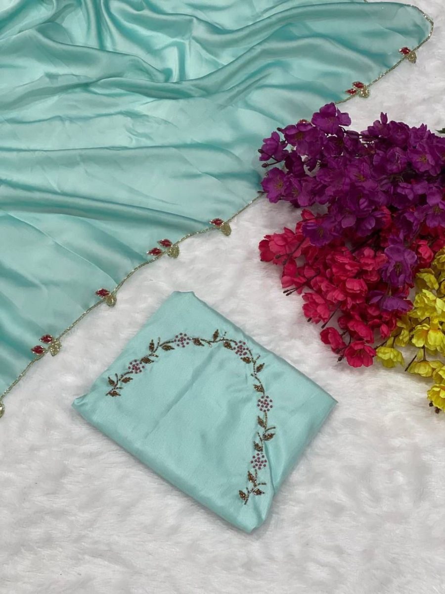 NiLA - Simple Handwork Saree 💕