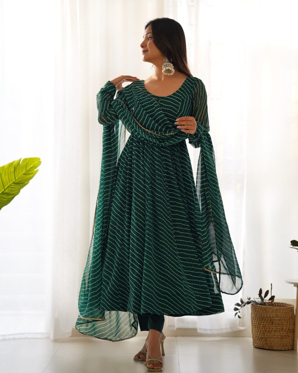 Leheriya - Anarkali Dress