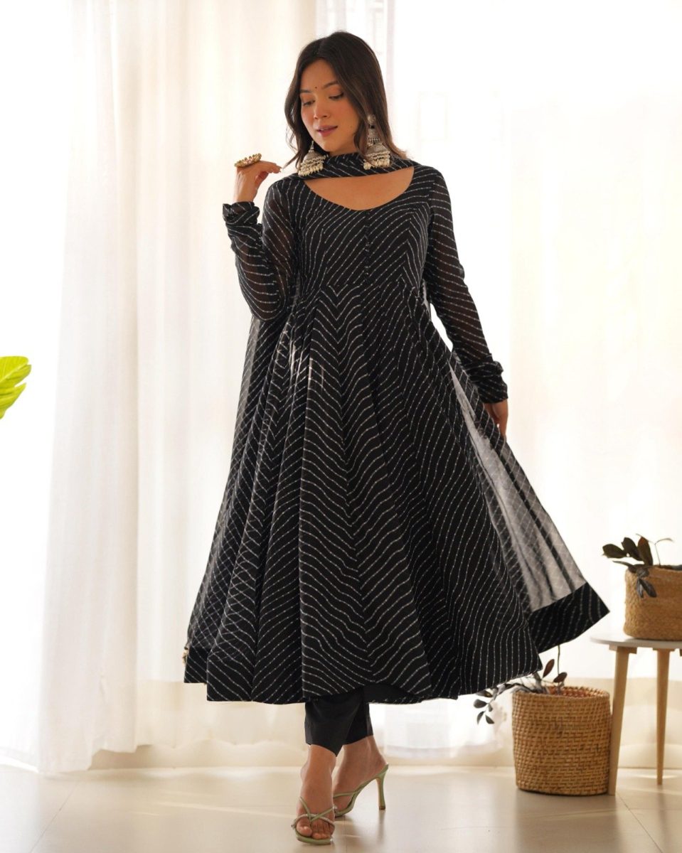 Leheriya - Anarkali Dress