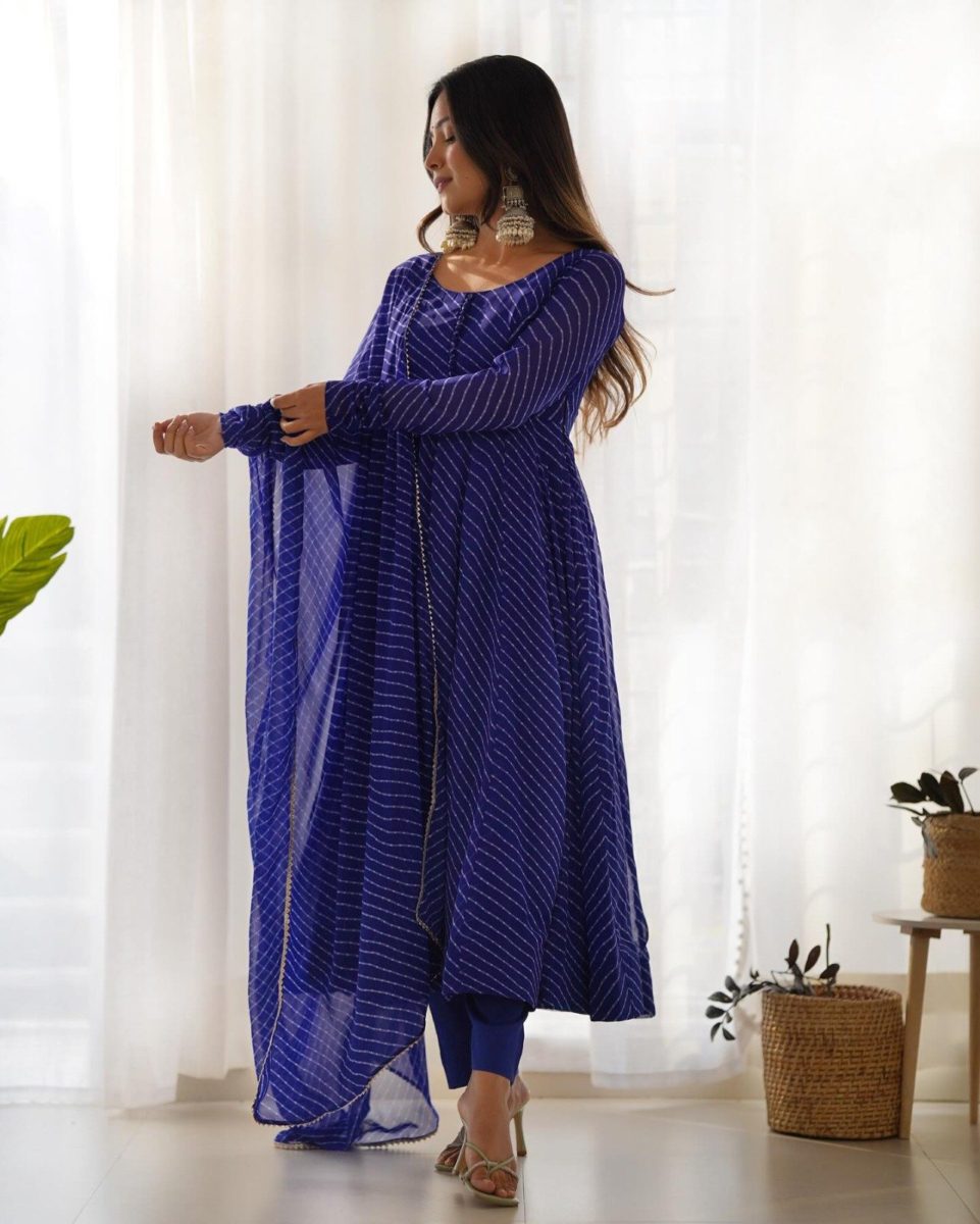 Leheriya - Anarkali Dress