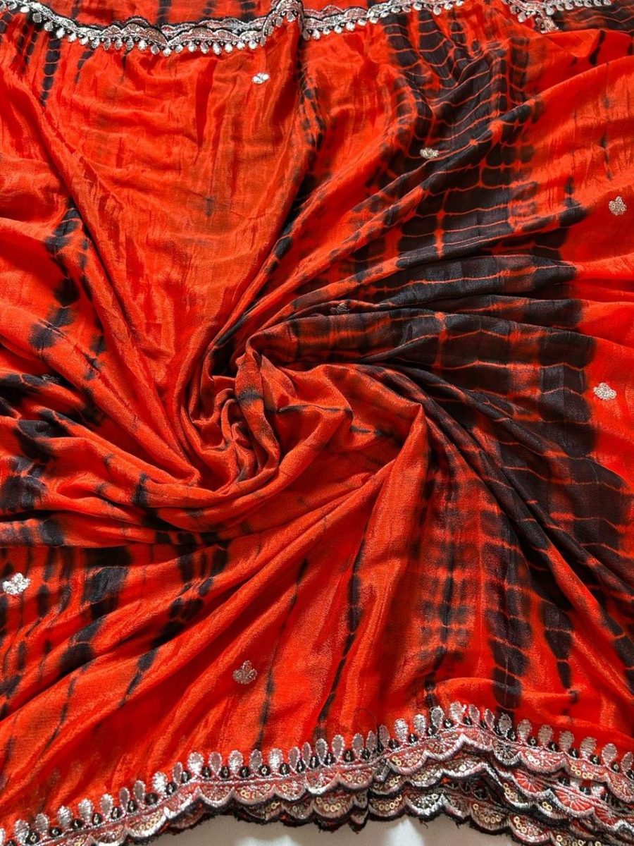 Bhama - a soft Chinnon saree