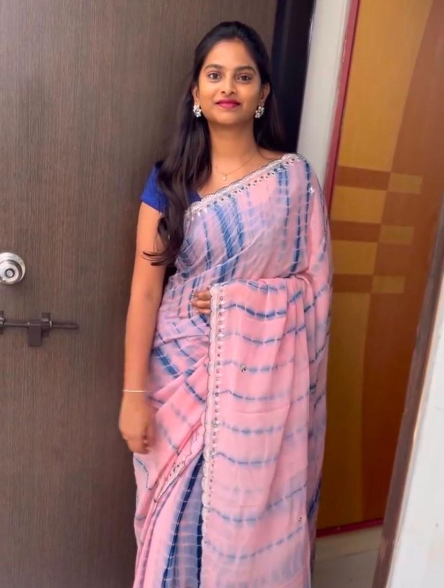 Bhama - a soft Chinnon saree