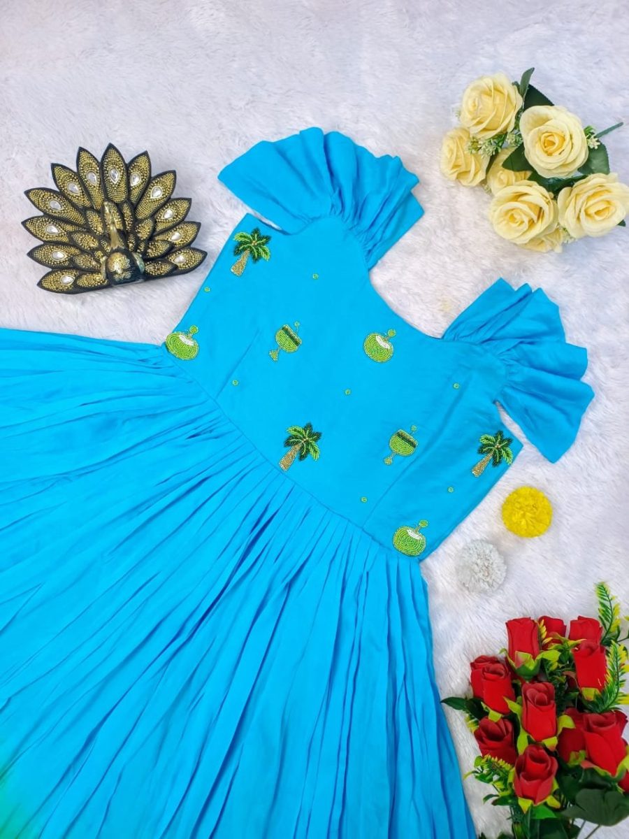Dua - A dual shaded frock 💕