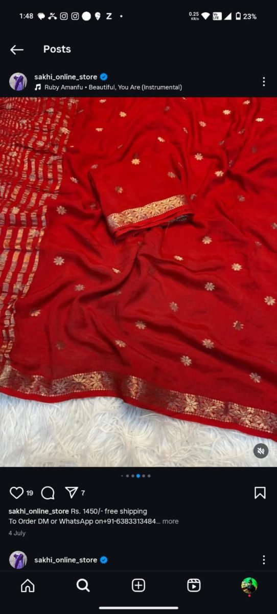 Exclusive saree