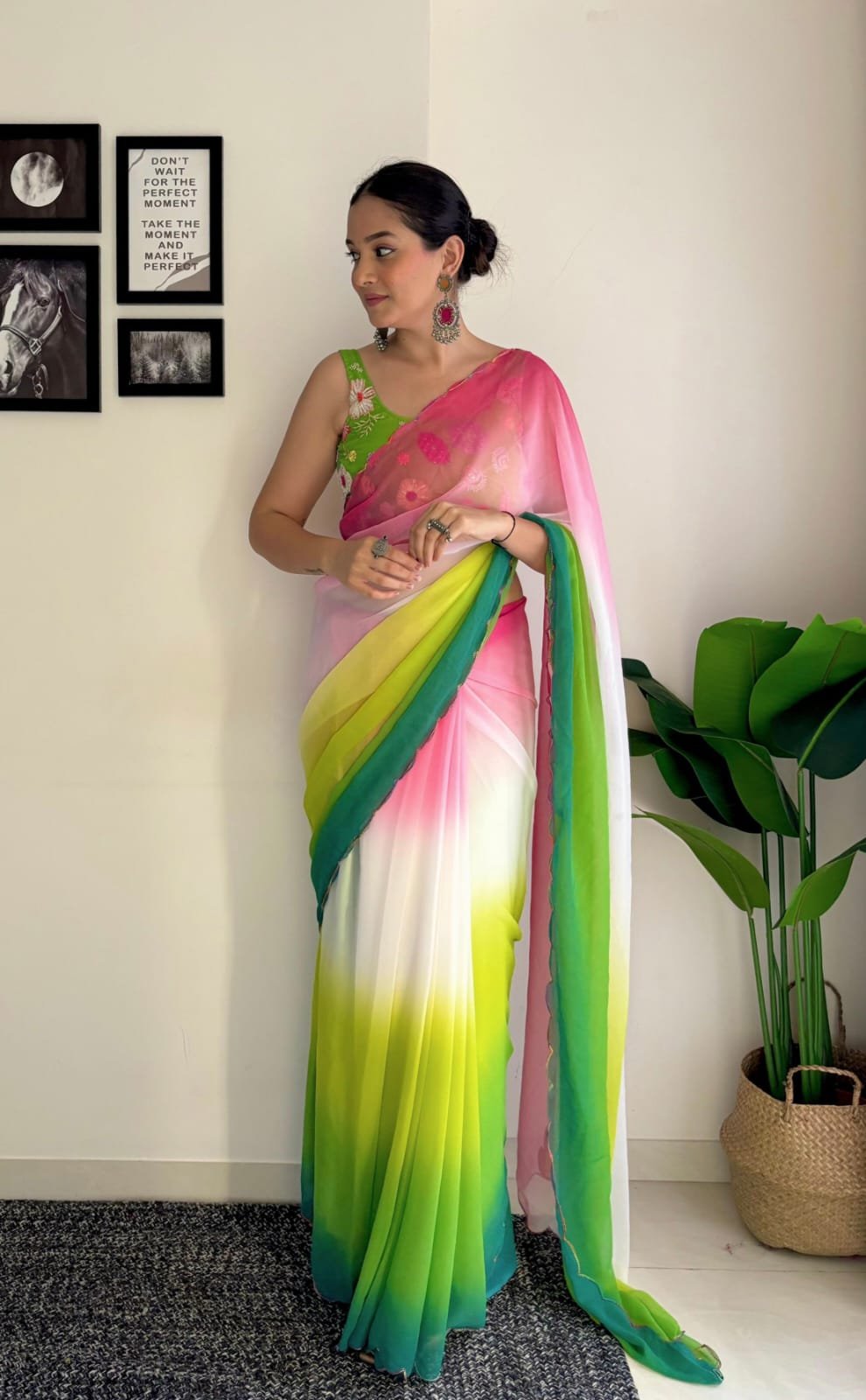 Soft Georgette  Sarees
