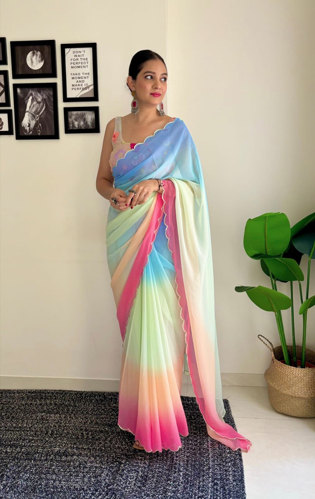 Soft Georgette  Sarees