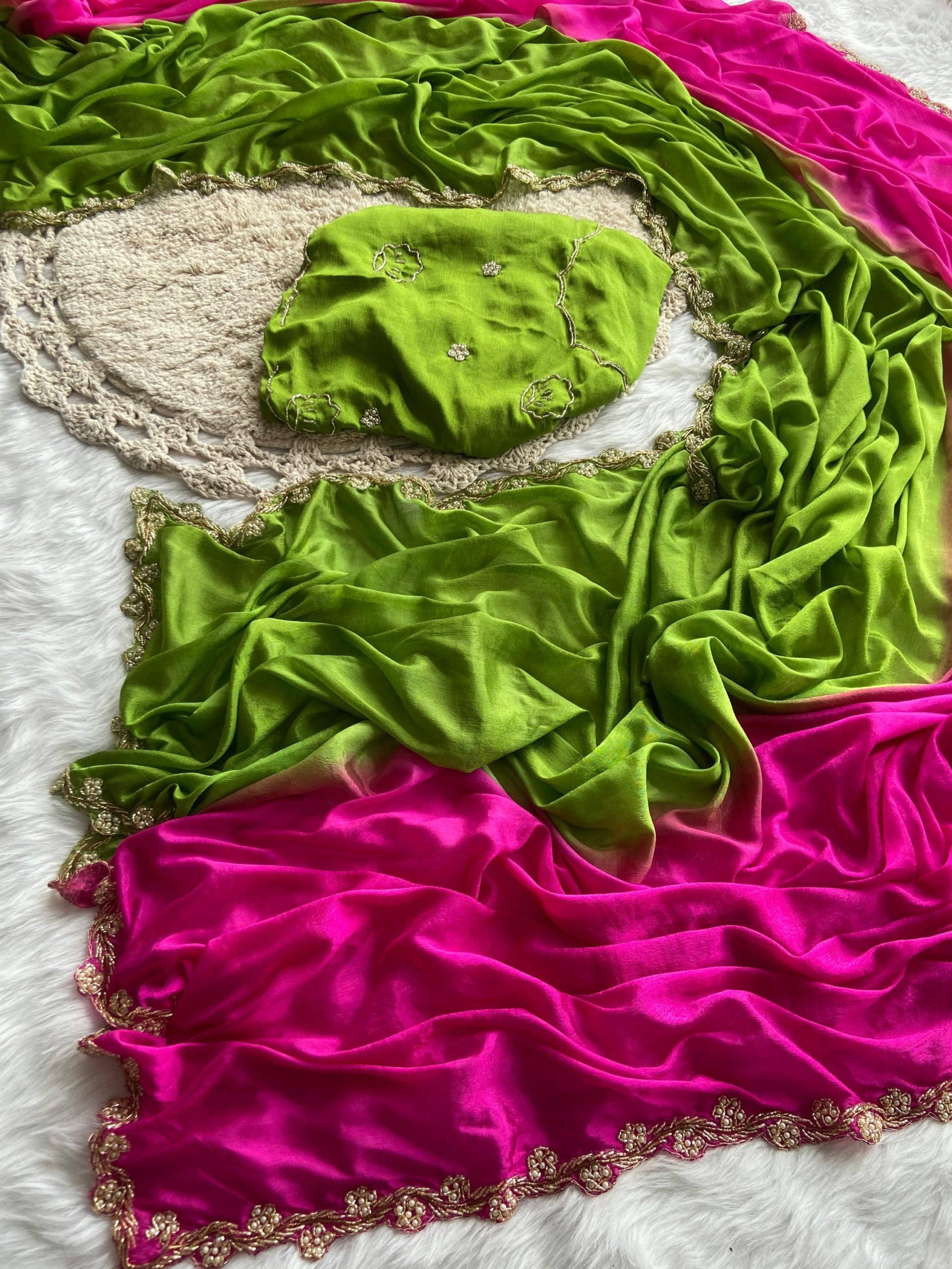 Varna - Soft Chinnon Handworked