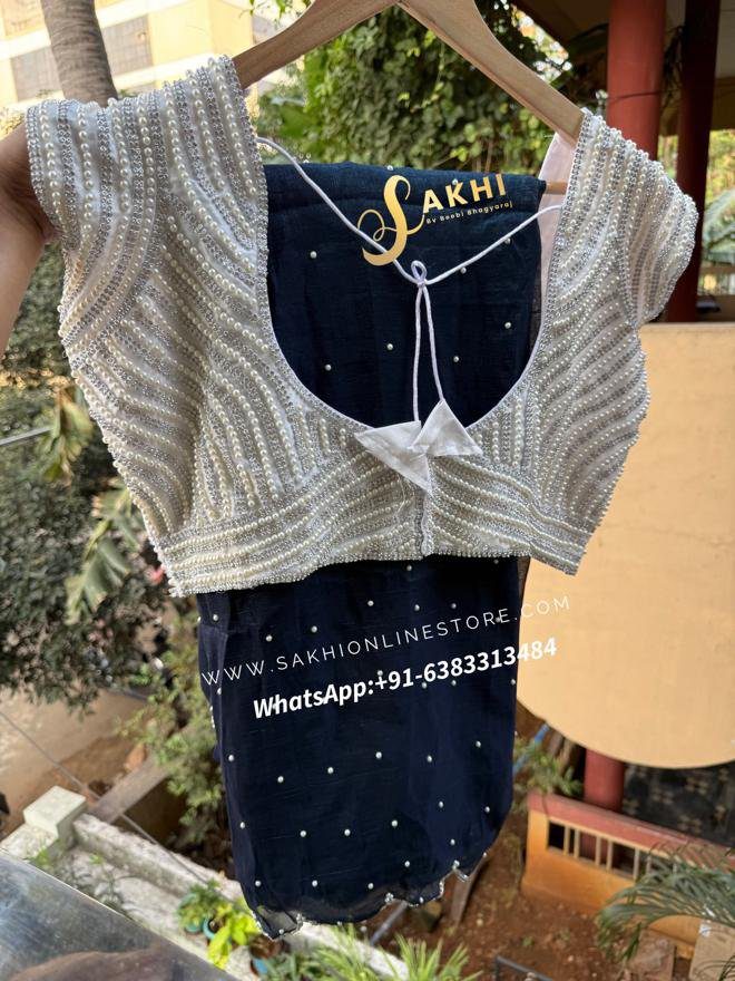 Pearl Saree &amp; Blouse💕