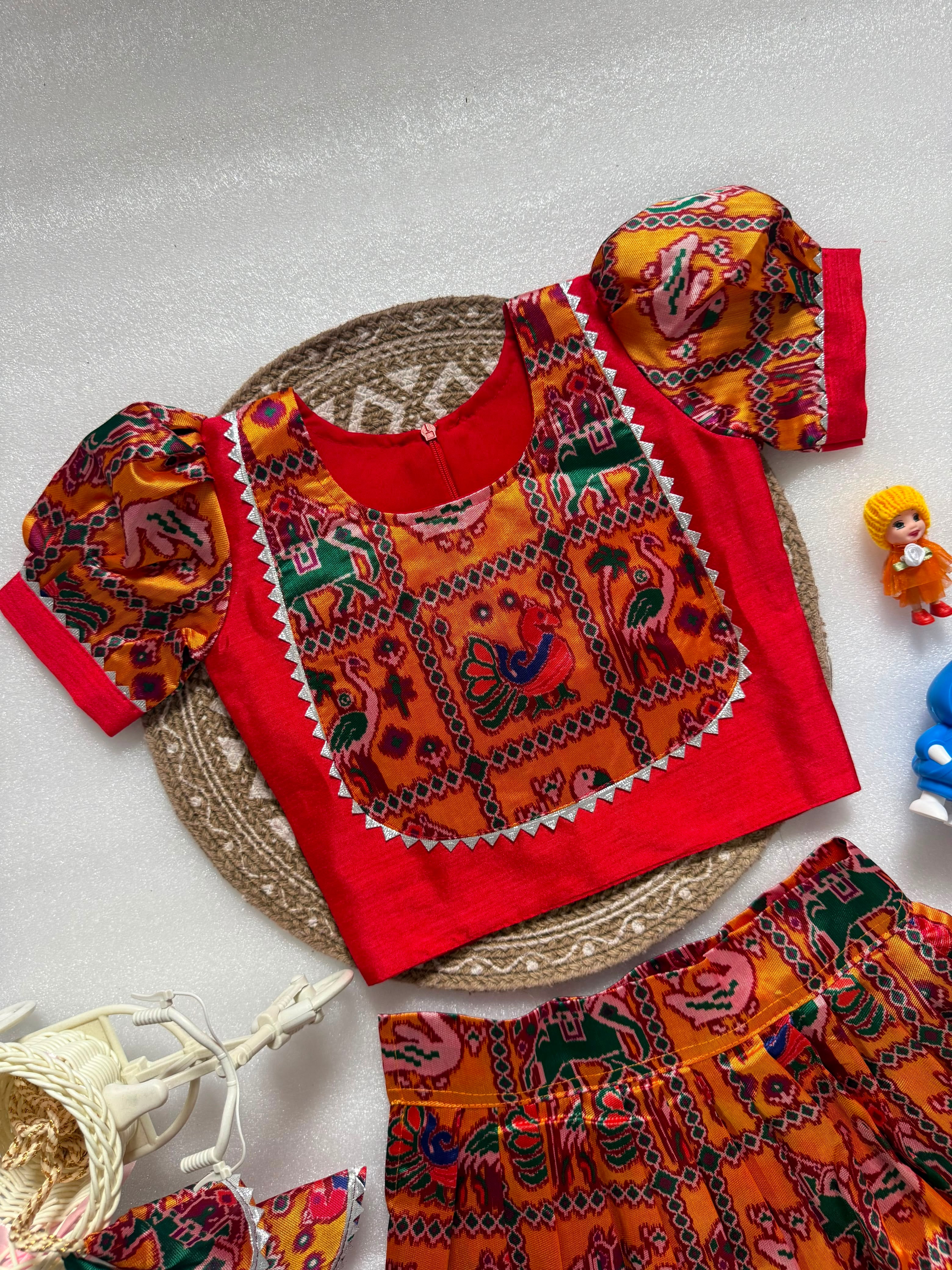Swara : Patola kids lehengas