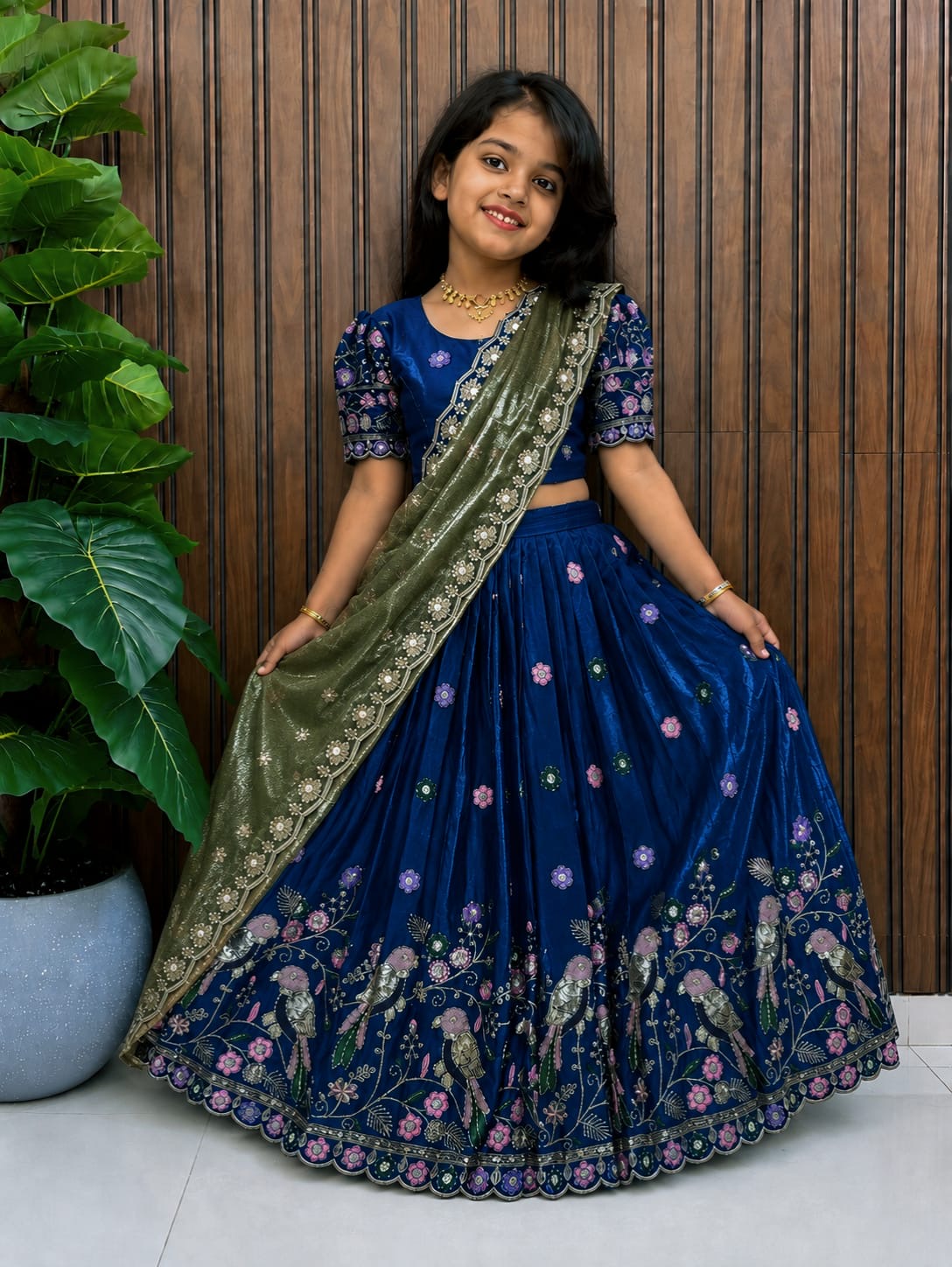 Sahara kids designer Lehengas