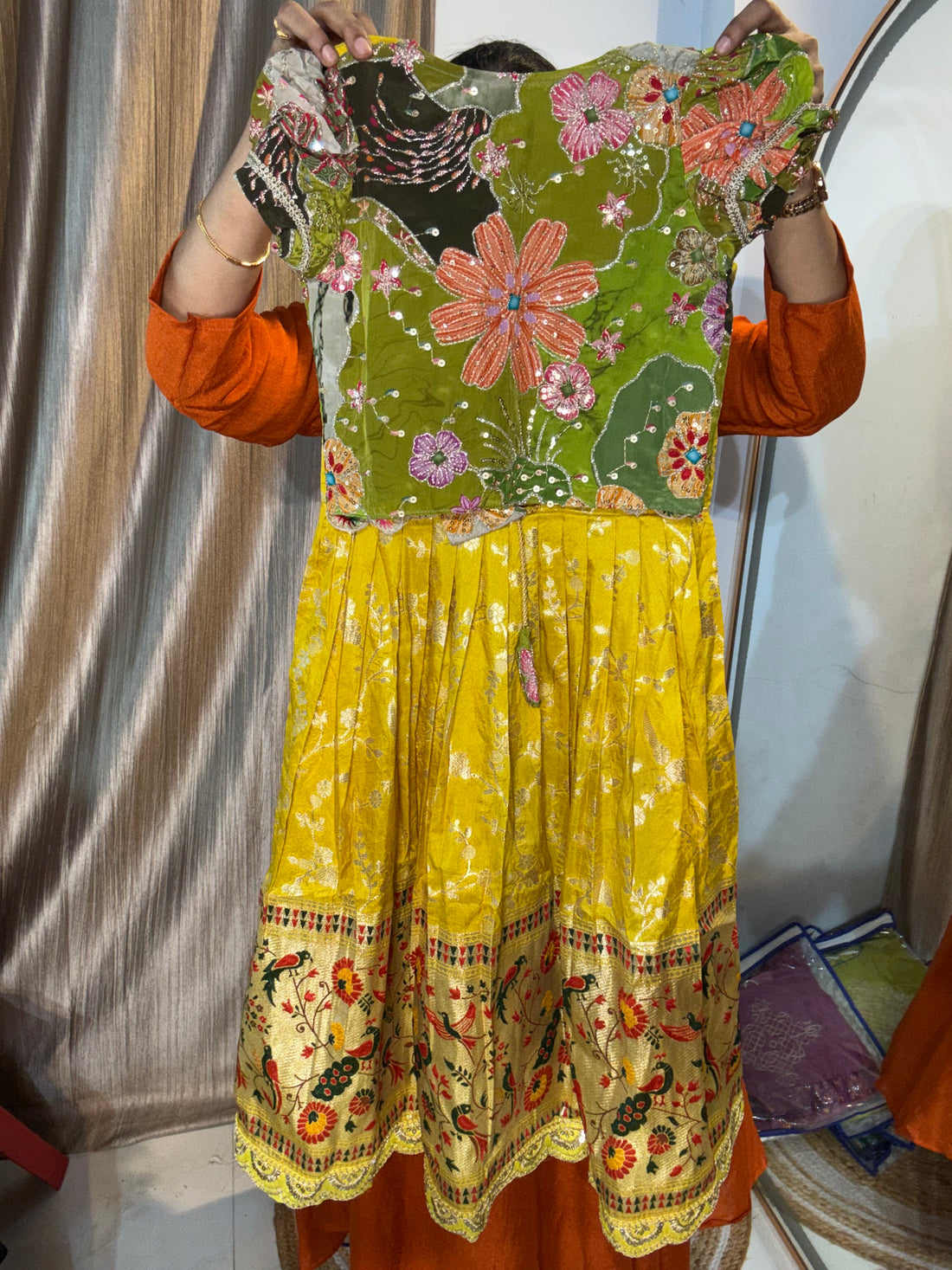 Chilakamma Frocks : 2 in one
