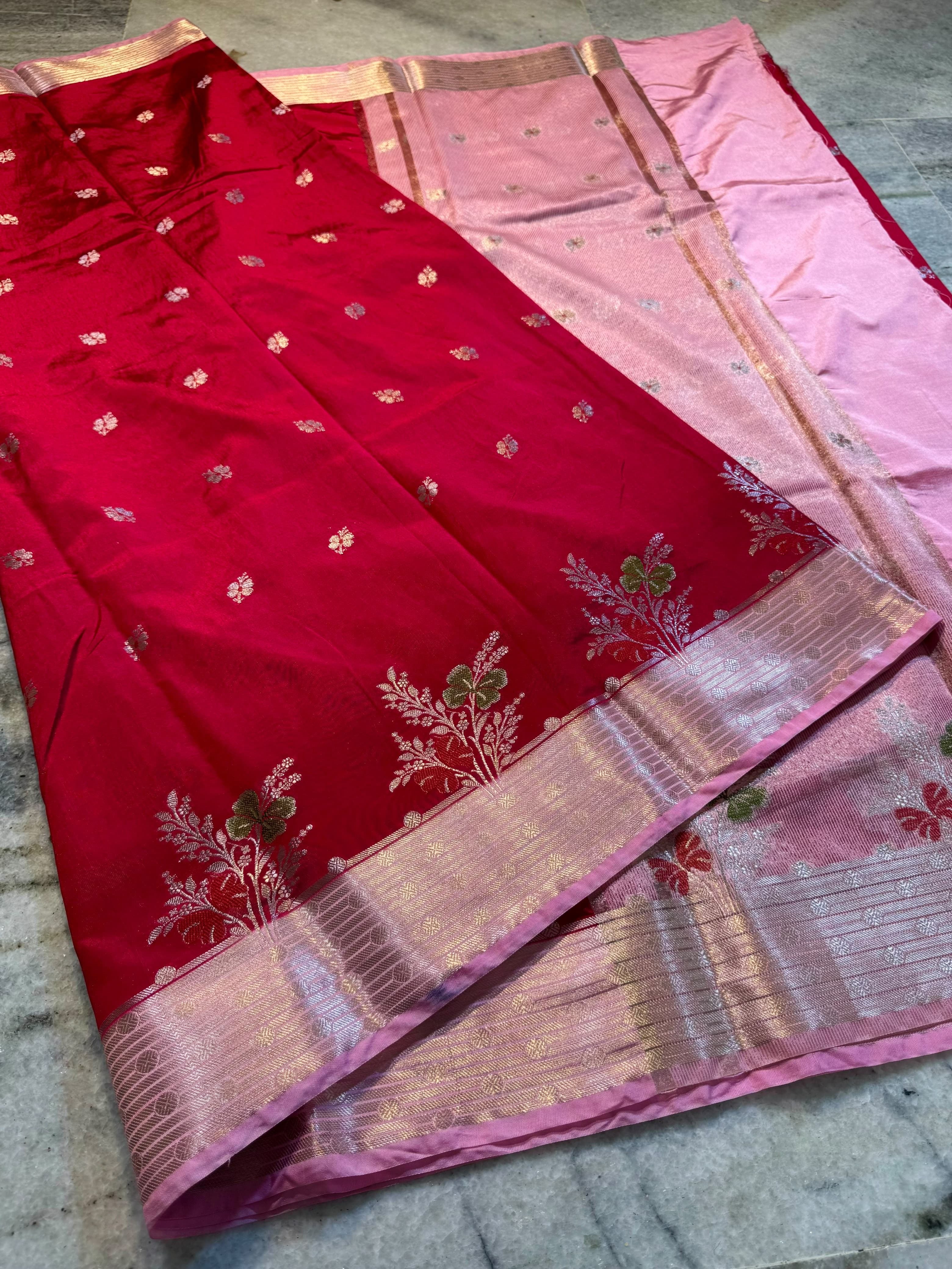 Banarasi semi silk Sarees