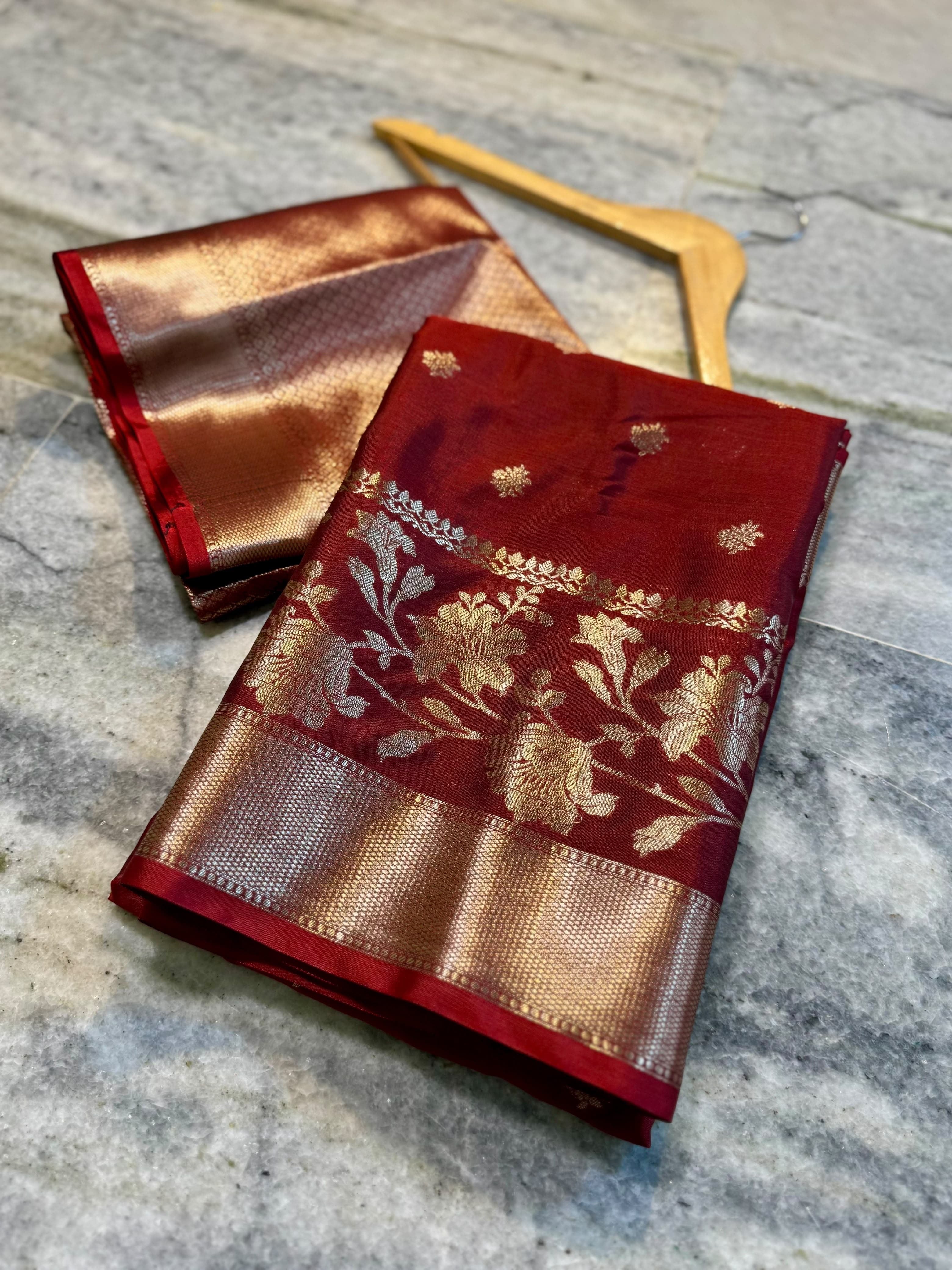 Banarasi katan silk saree