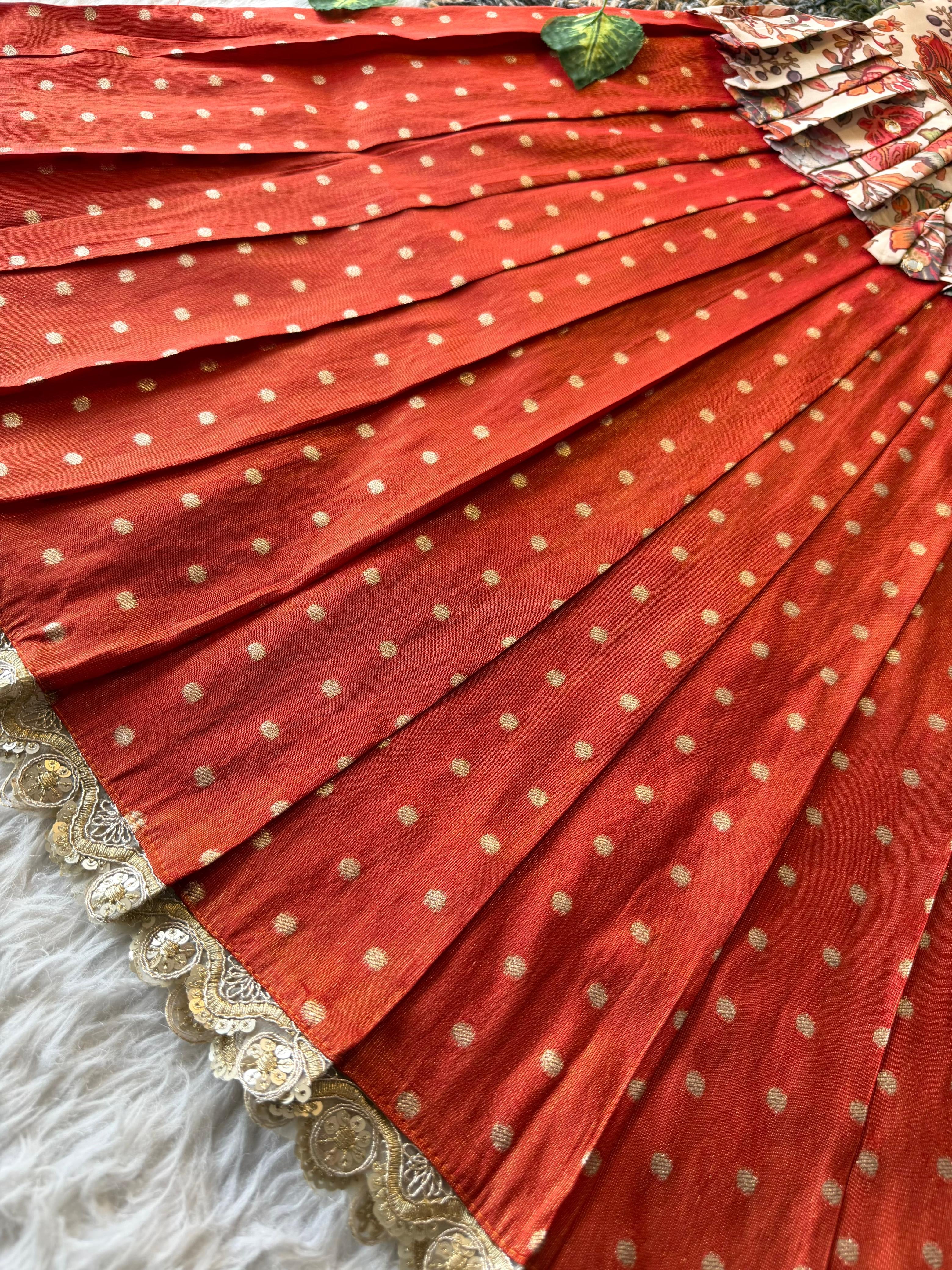 Vindhya : 2 In one frock