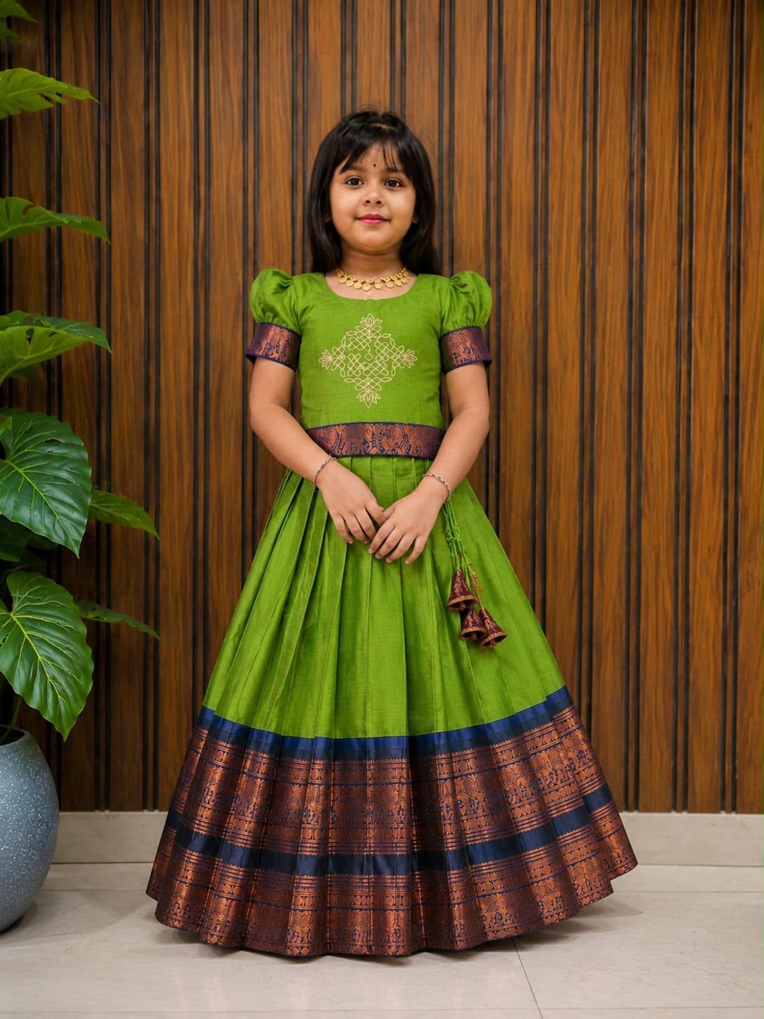 Kundanapu Bomma kids Lehenga