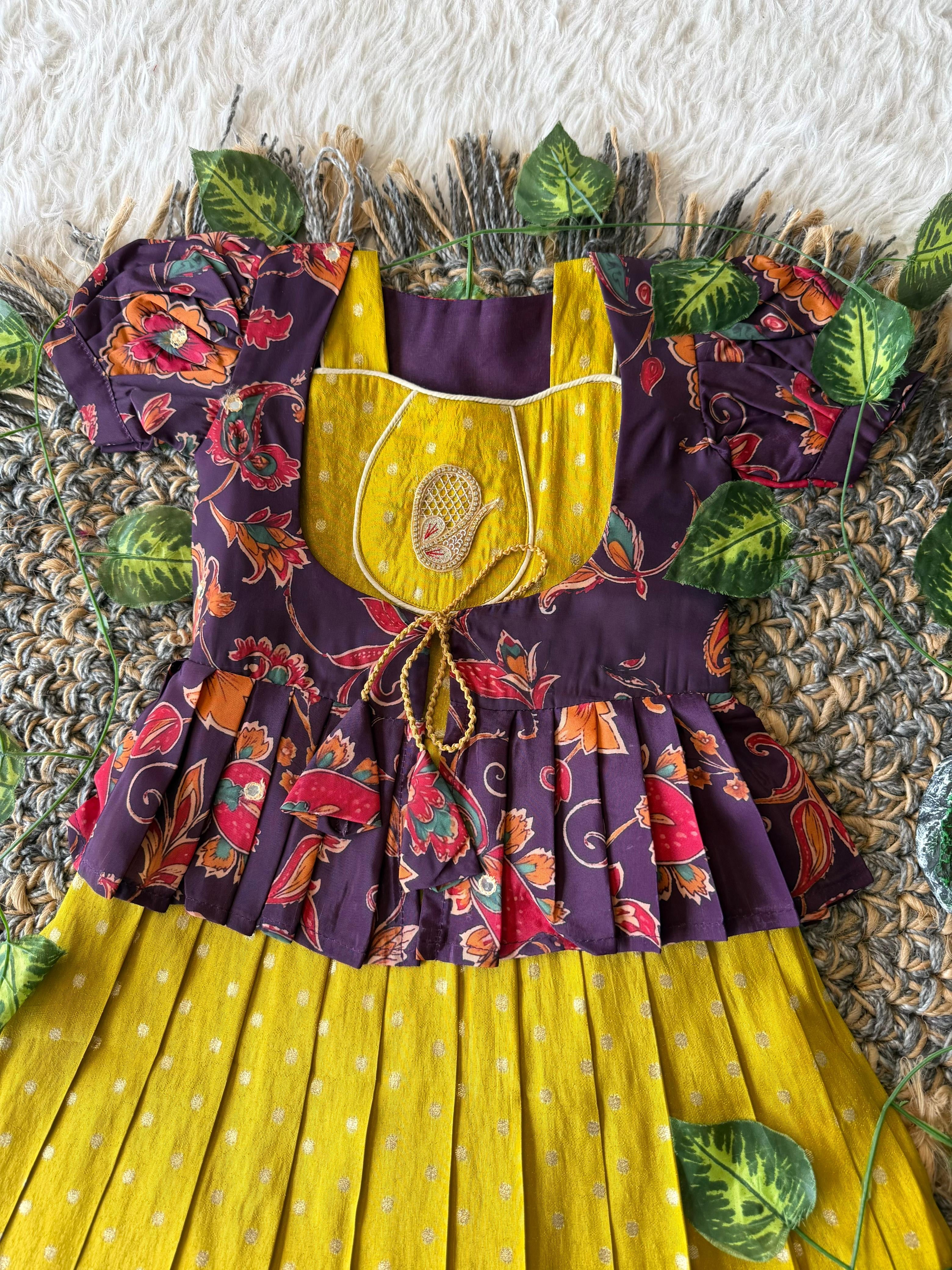 Vindhya : 2 In one frock