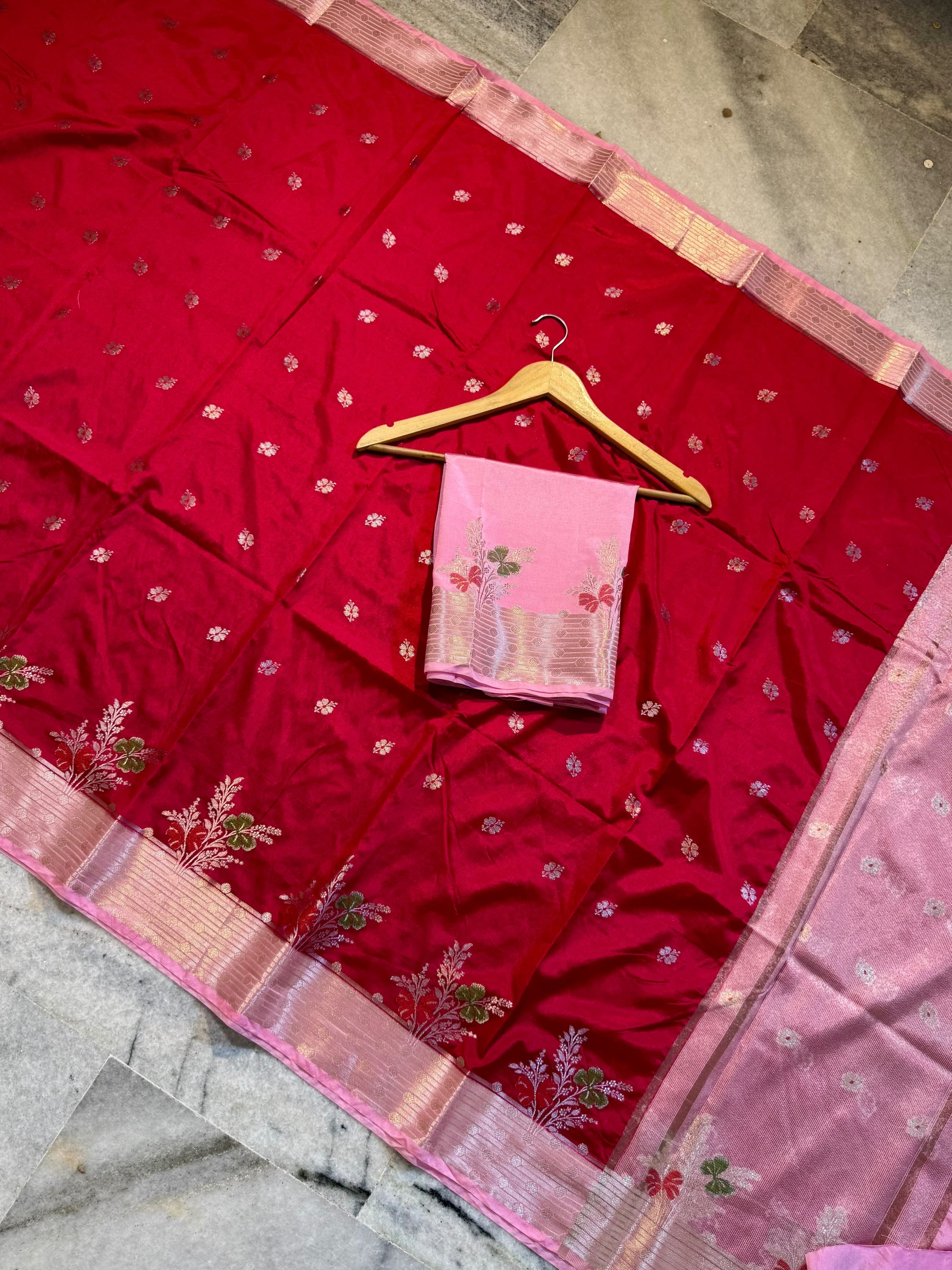 Banarasi semi silk Sarees