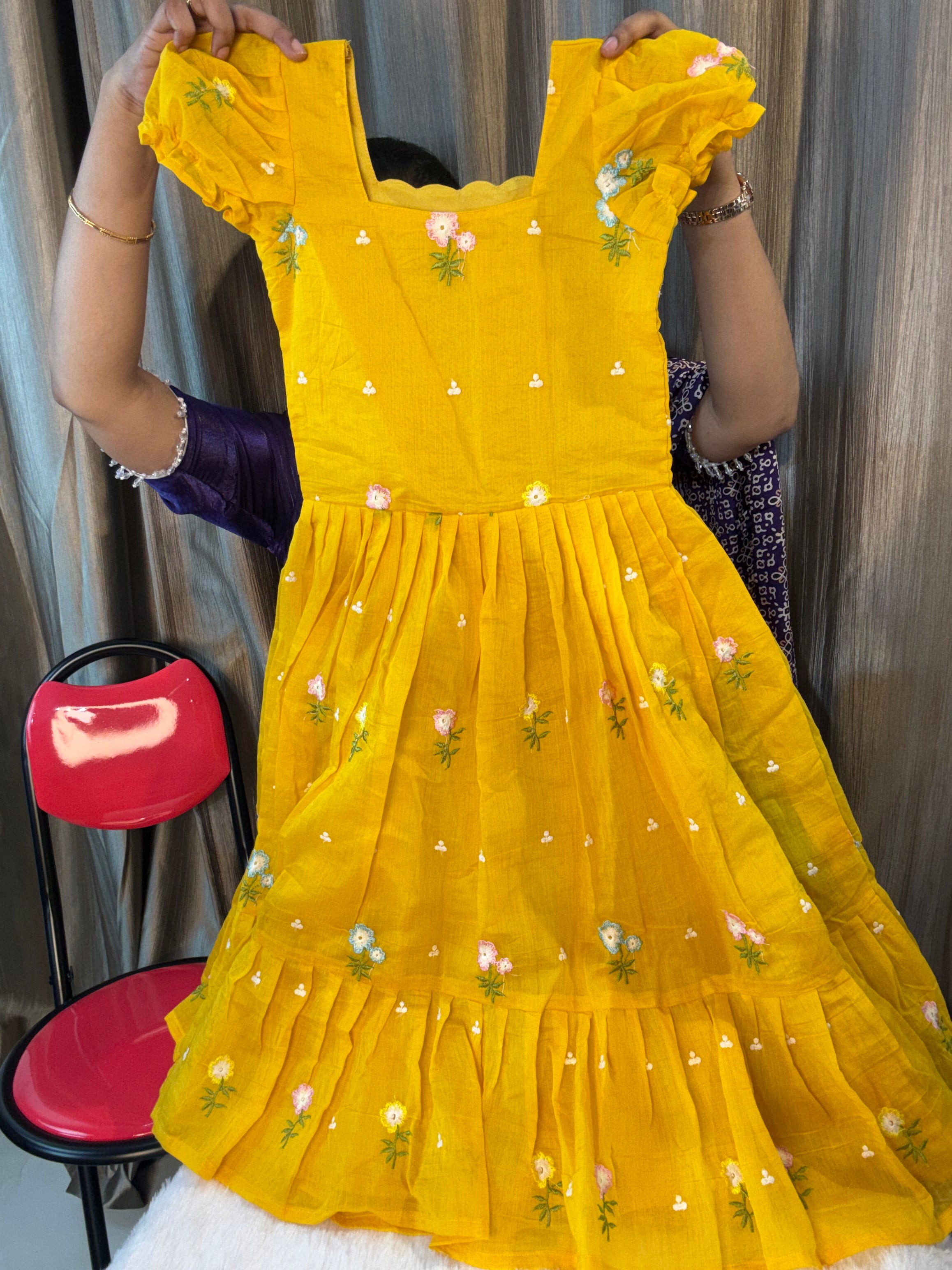 “Ria” Mul chandheri Frocks